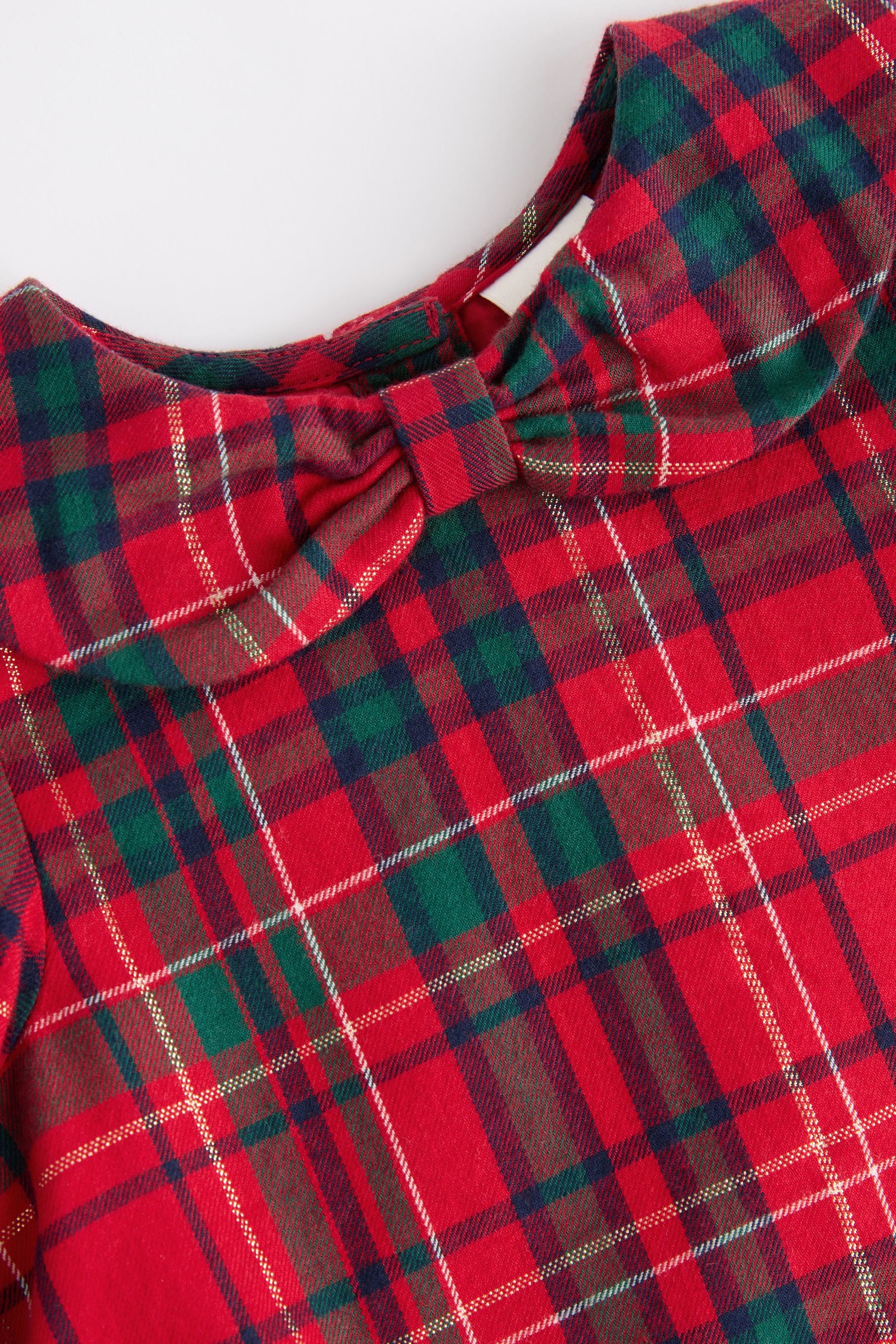 Red Check Baby Woven Dress (0mths-2yrs)