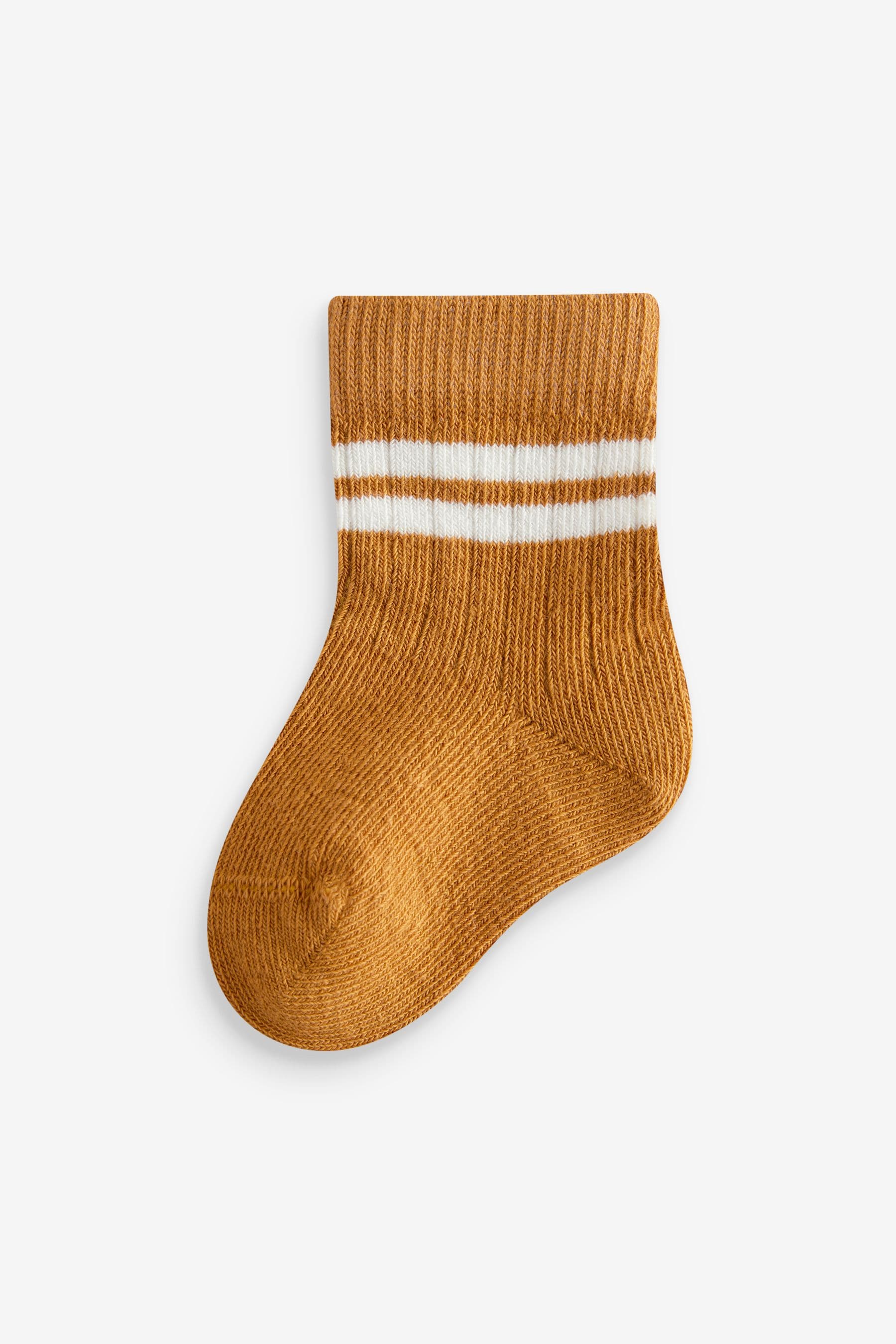 Brown Socks Baby 5 Pack (0mths-2yrs)