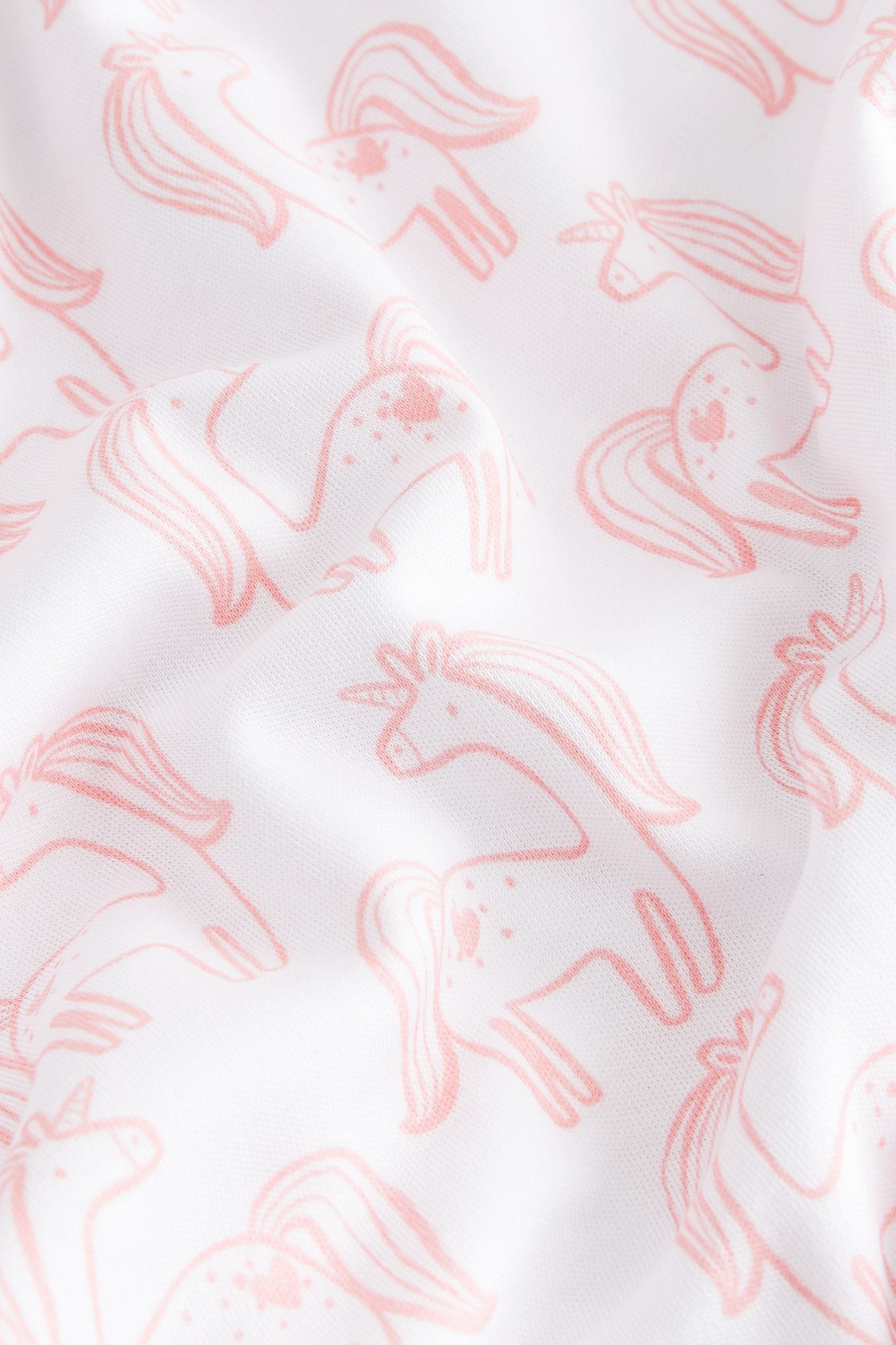 Pink Unicorn Print Kind to Skin Pyjamas 2 Pack (9mths-12yrs)