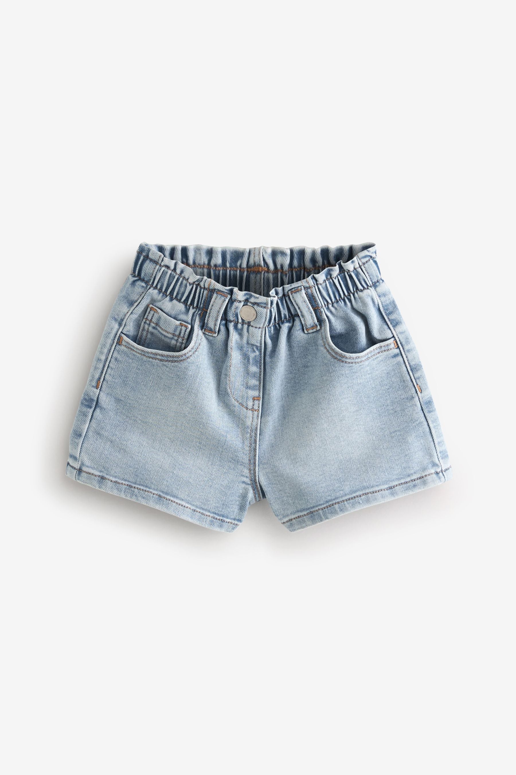 Denim Light wash MOM Shorts (3mths-7yrs)