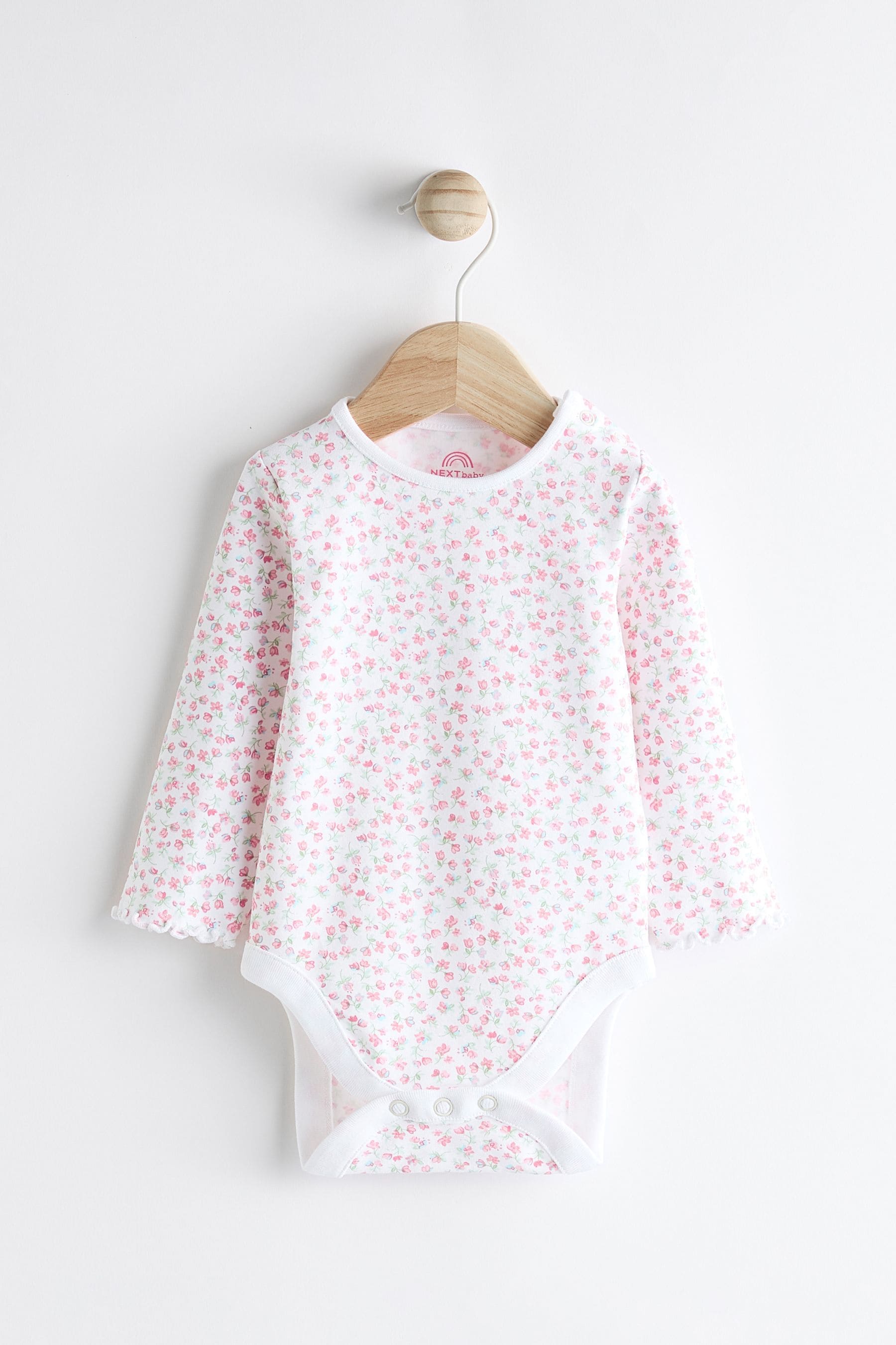 Pink Baby Dungarees and Longsleeve Bodysuit Set (0mths-2yrs)