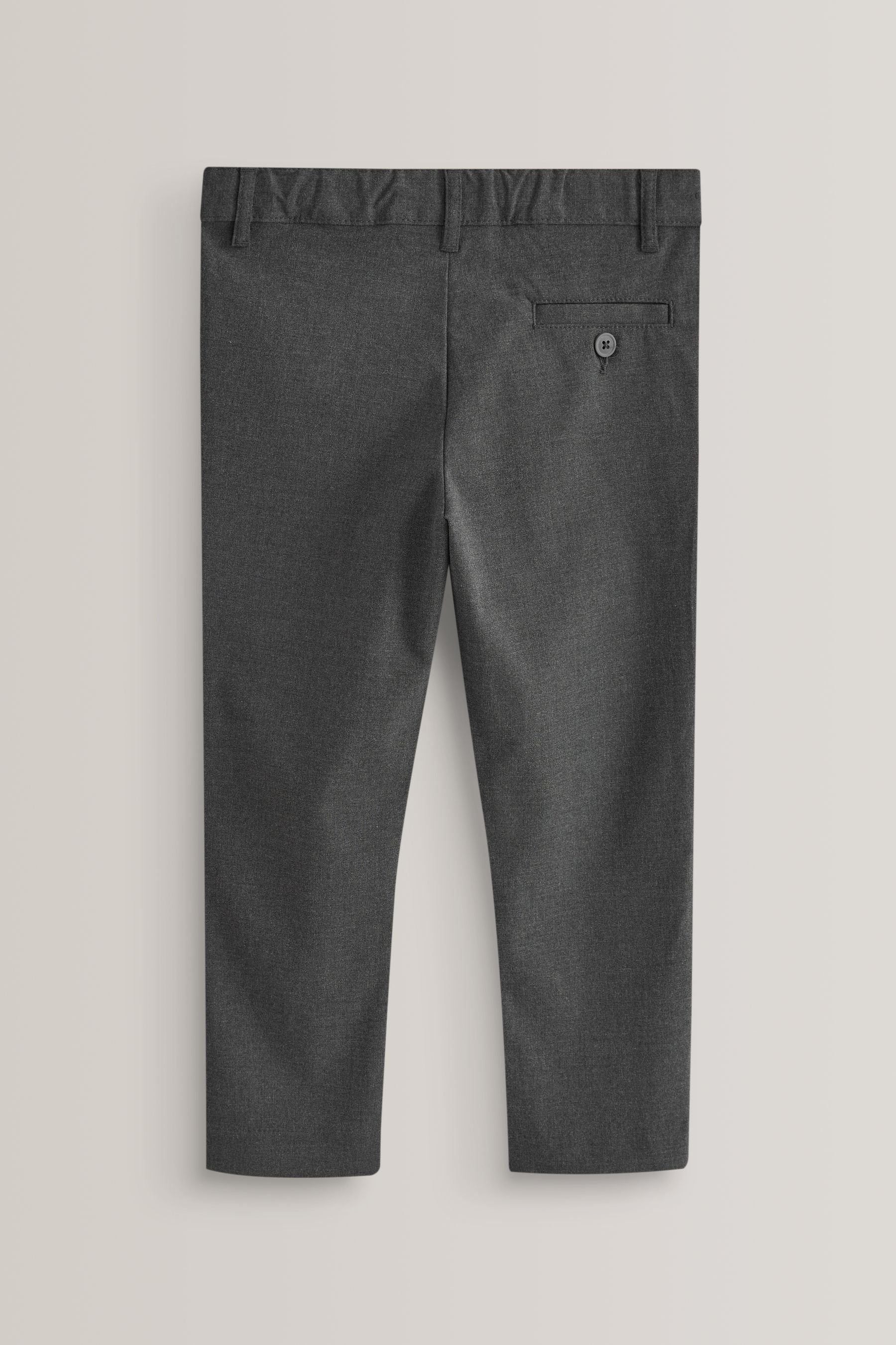 Grey Plus Waist School Formal Stretch Skinny Trousers (3-17yrs)