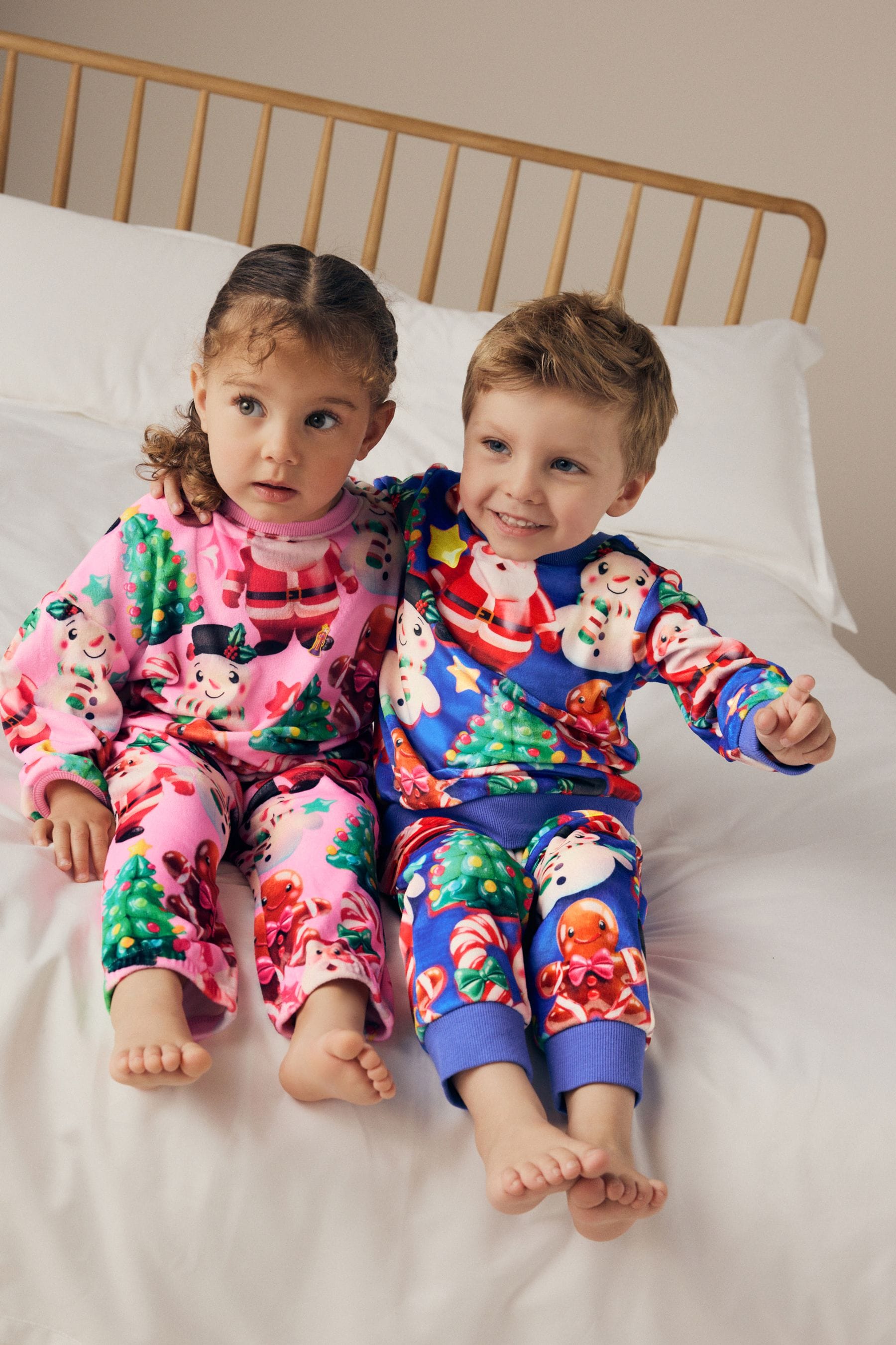 Blue Single Soft Touch Fleece Pyjamas with Elastane (9mths-16yrs)