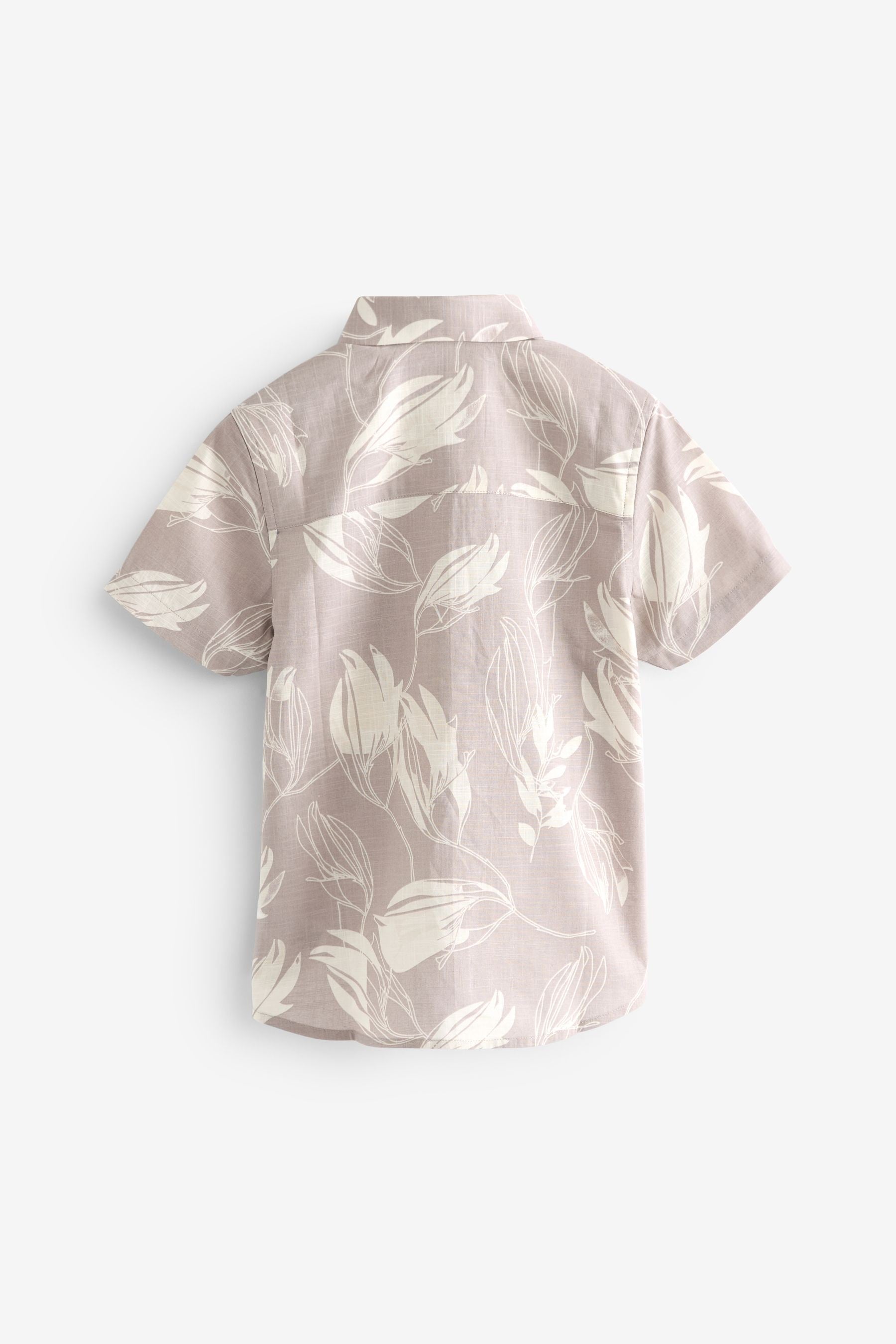 Pink 100% Cotton Floral Print Shirt (3-16yrs)