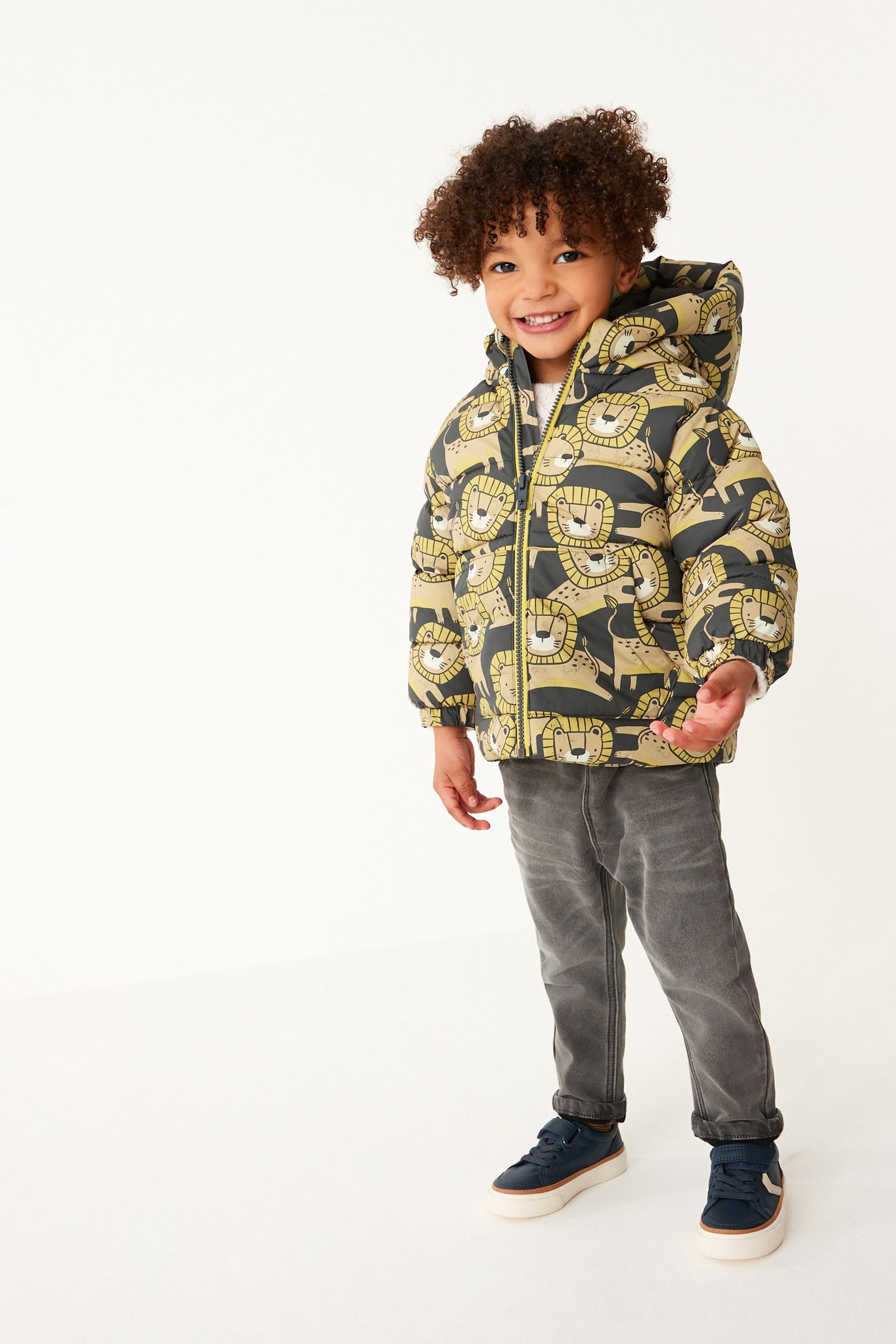 Grey Lion Padded Coat (3mths-7yrs)