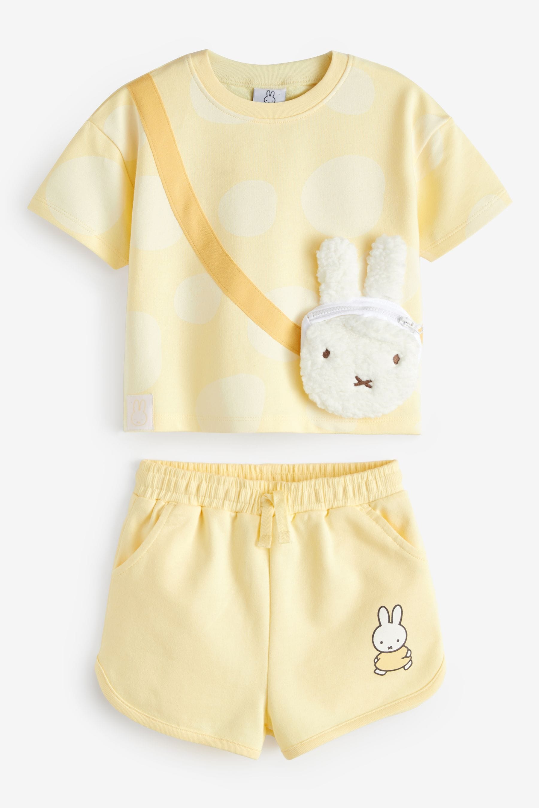 Yellow Miffy Bag T-Shirt And Shorts Set (3mths-7yrs)