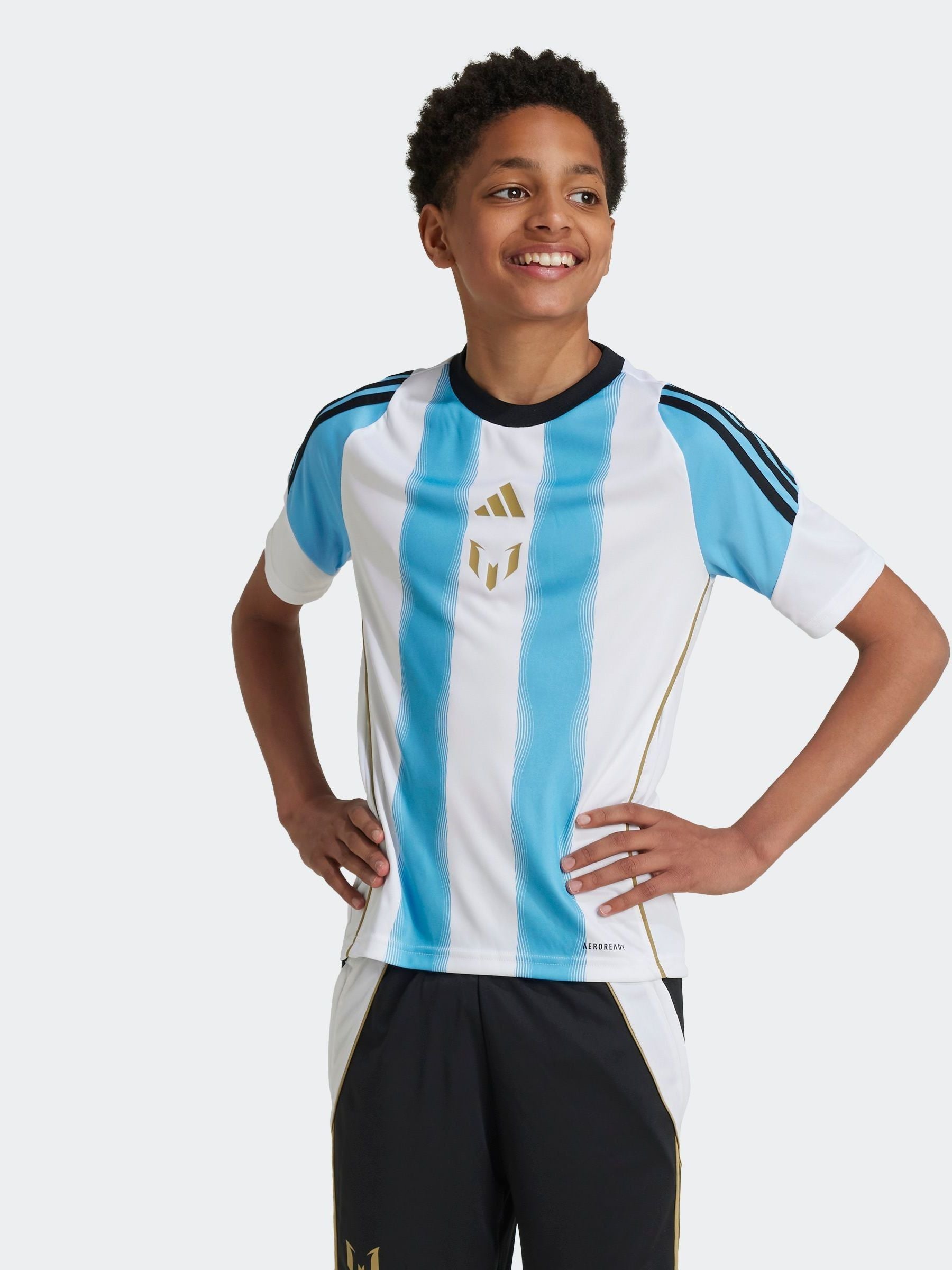 adidas Blue/White Messi Shirt