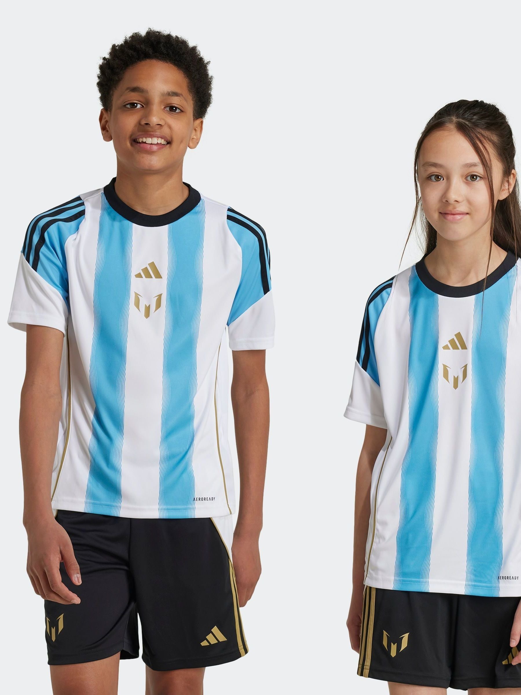 adidas Blue/White Messi Shirt