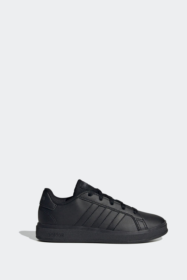 adidas Black Grand Court Lace-Up Trainers