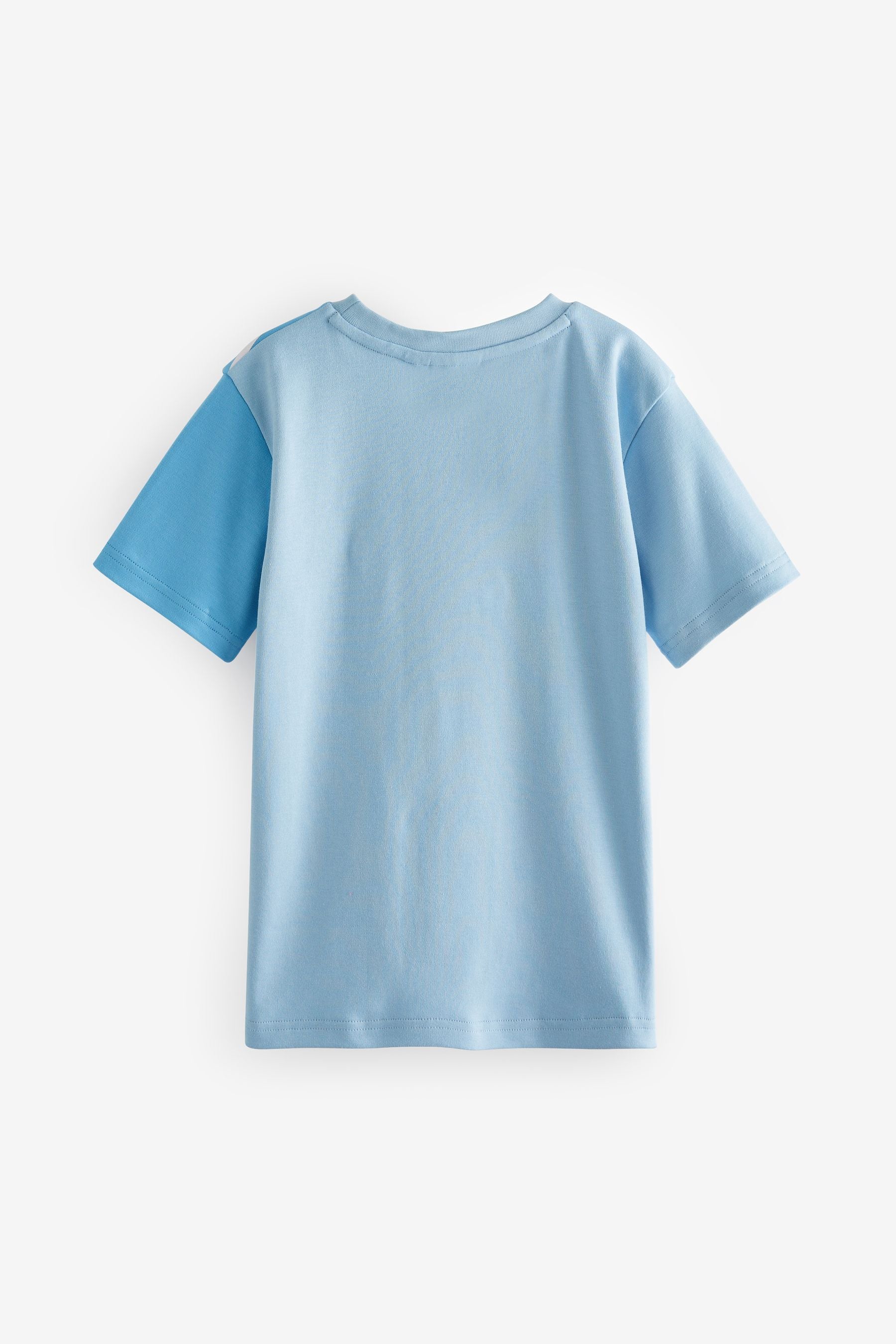 Baker by Ted Baker Blue Colourblock T-Shirt