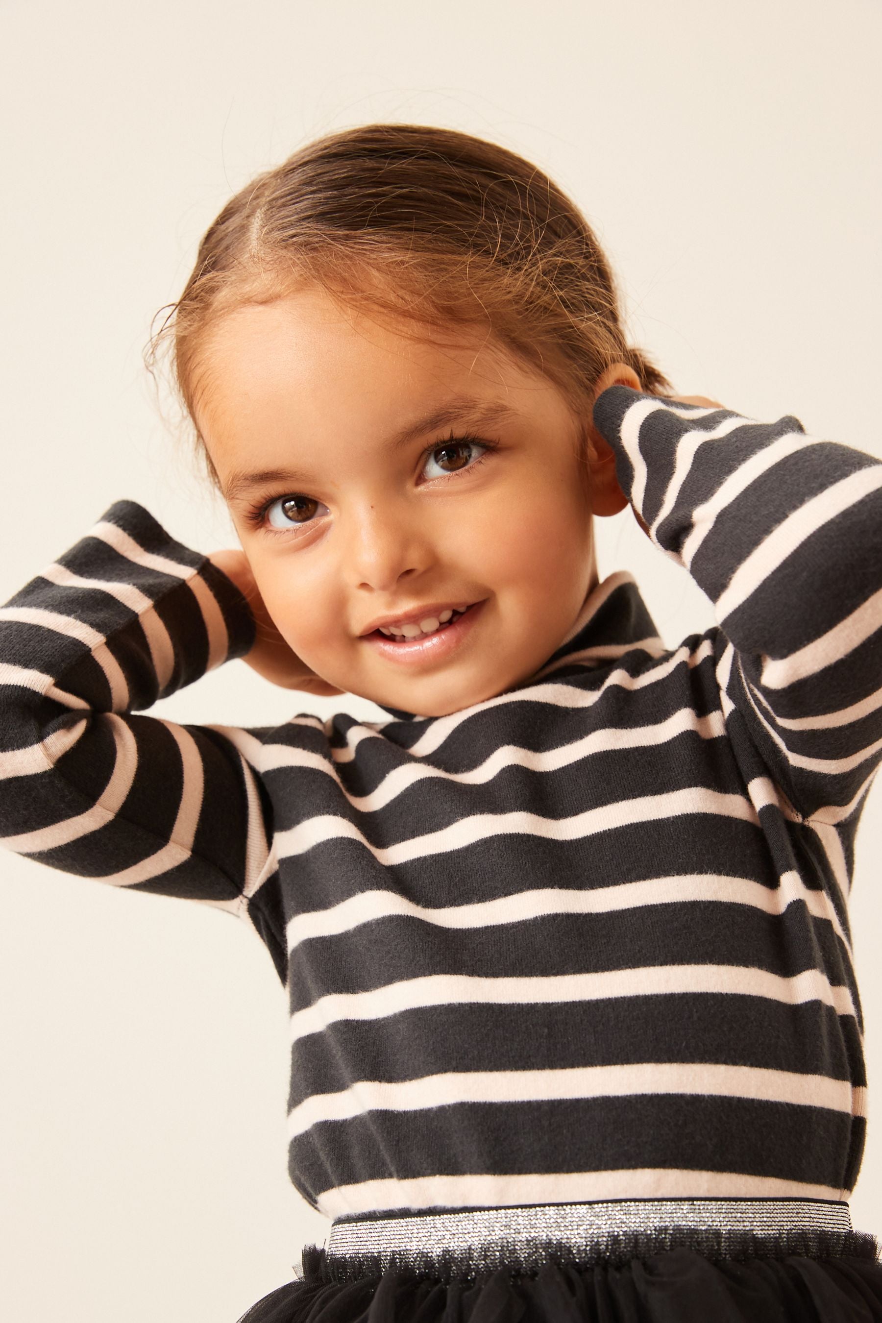 Striped Roll Neck Top (3mths-7yrs)