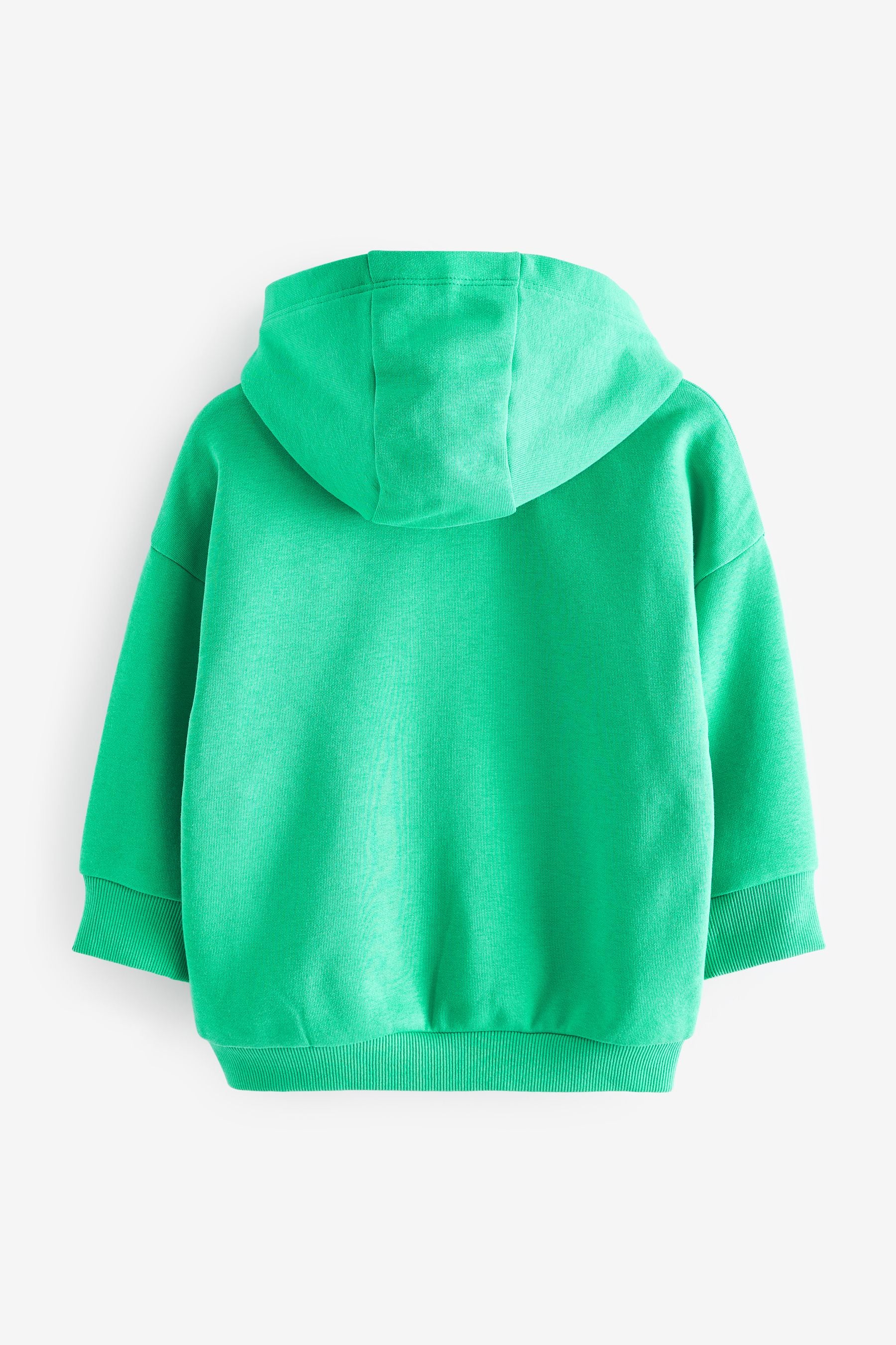 Green Zip Through Hoodie (3mths-7yrs)