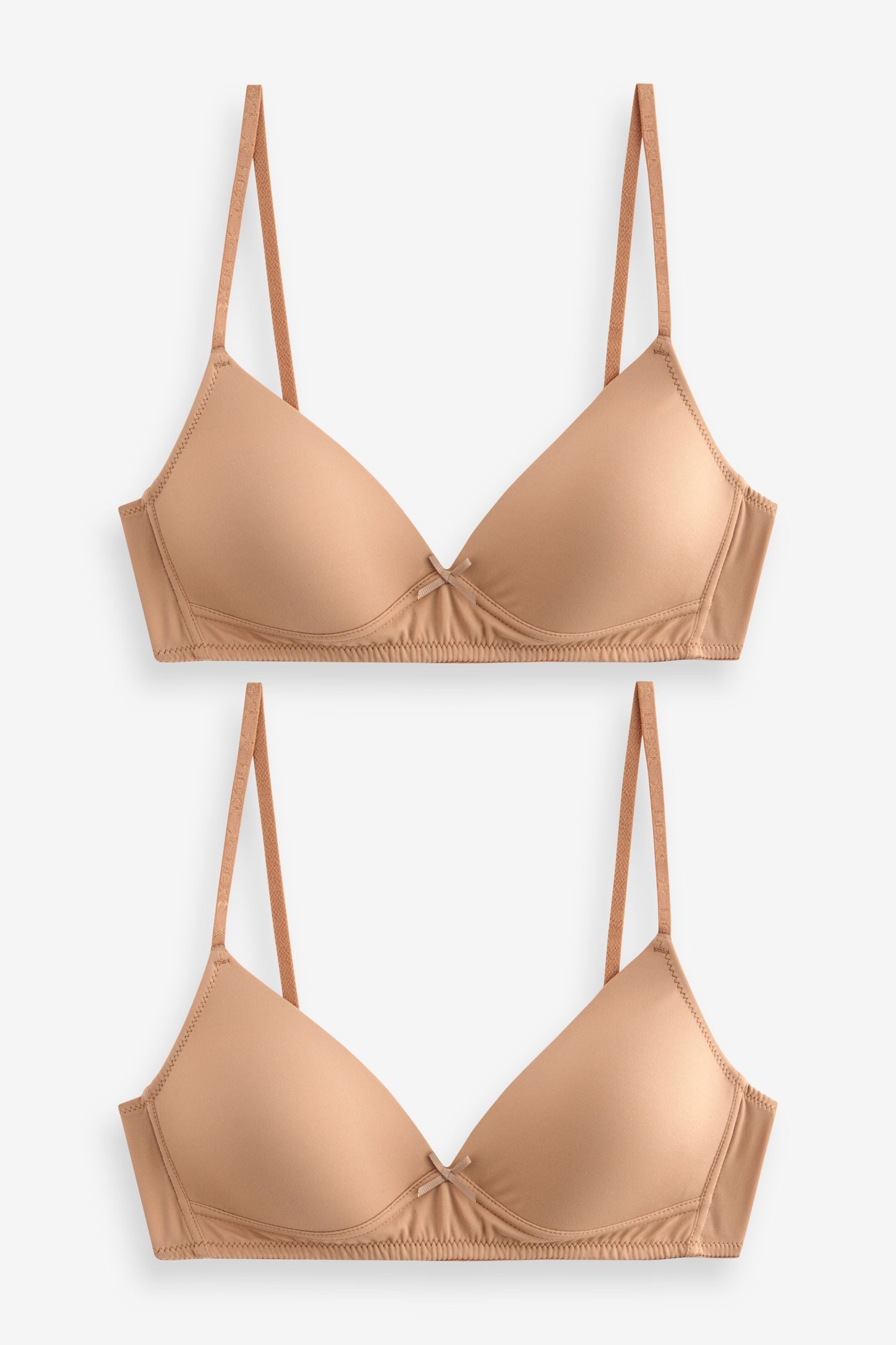 Praline Beige Trainer Bras 2 Pack