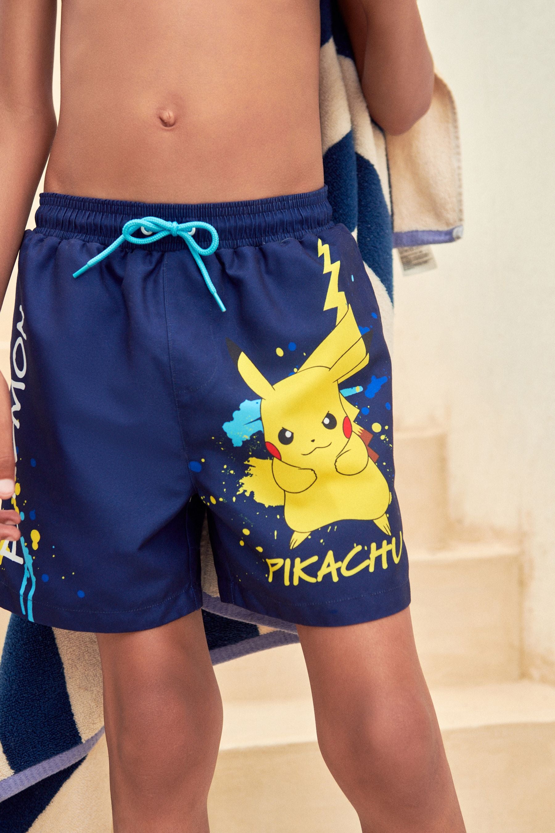 Pokemon Blue Swim Shorts (3-16yrs)