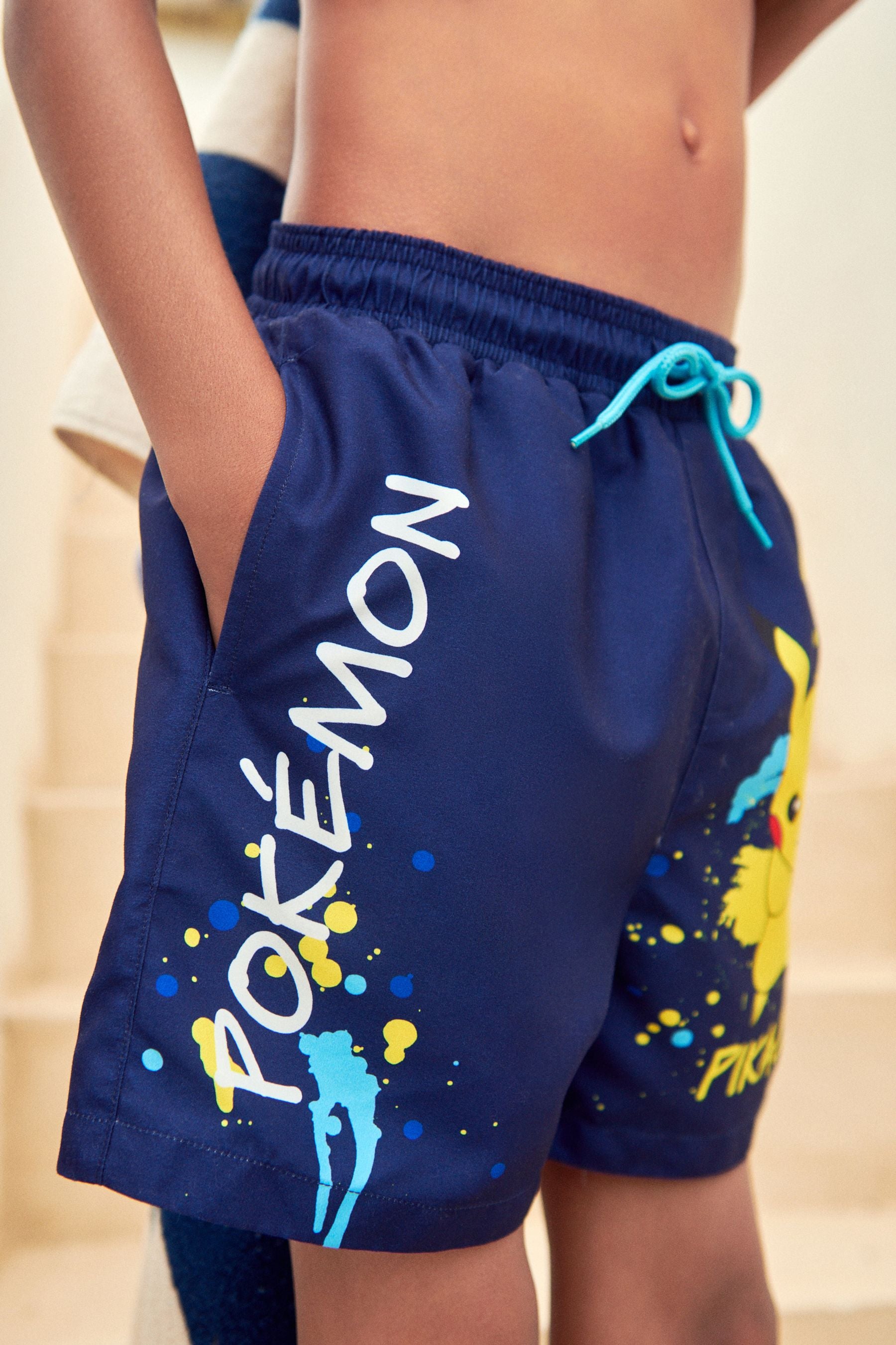 Pokemon Blue Swim Shorts (3-16yrs)