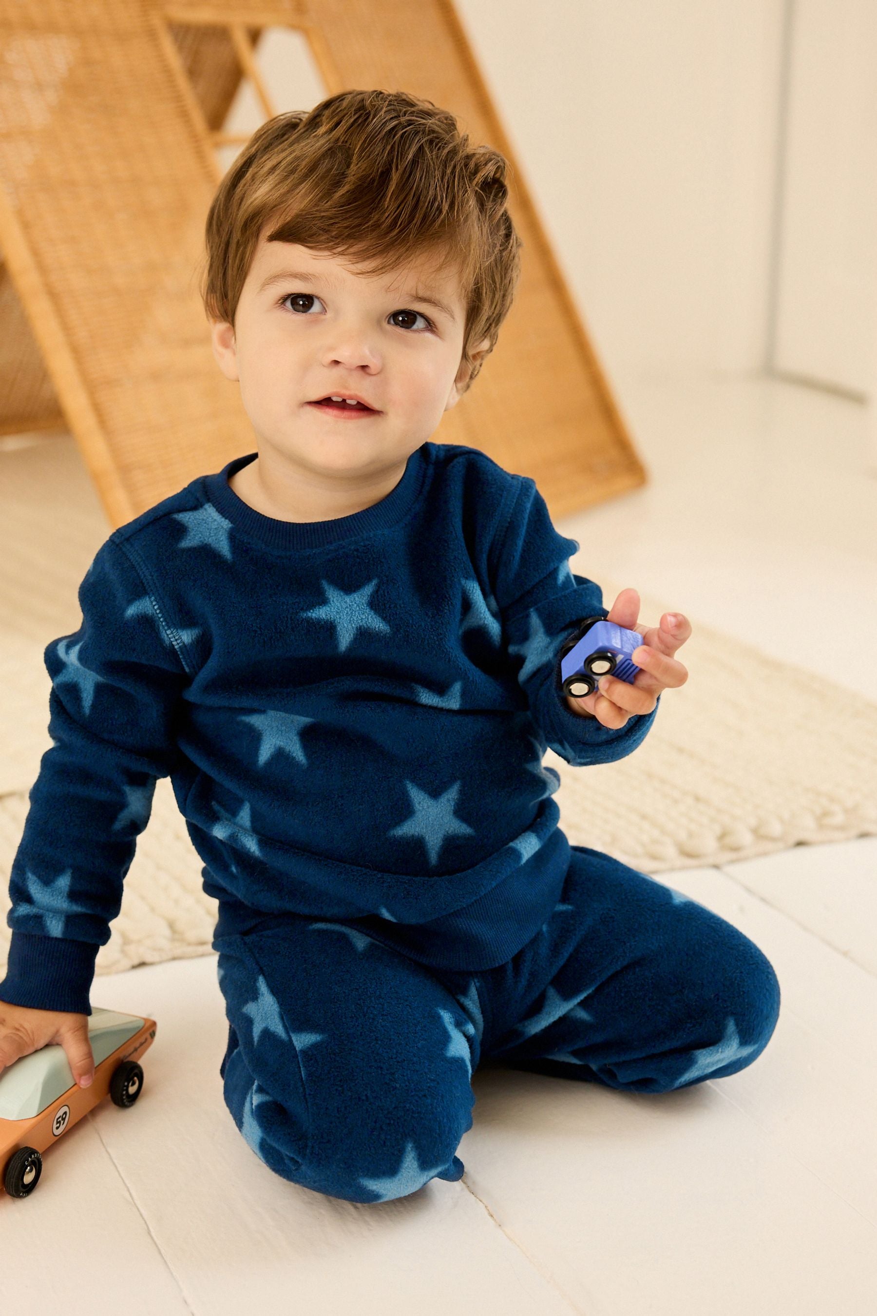 Blue Star Soft Touch Fleece with Elastane Pyjamas (9mths-8yrs)