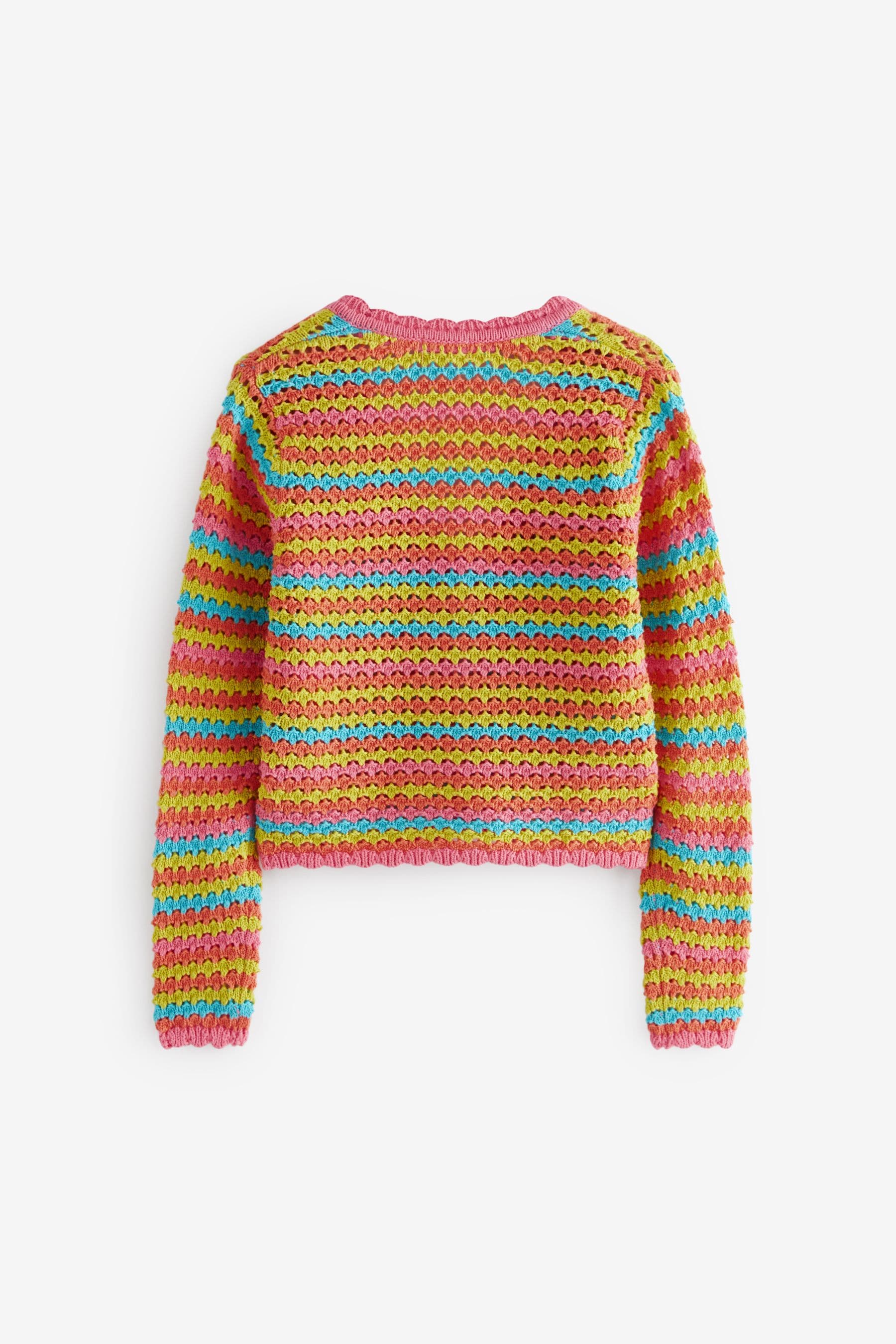 Rainbow Crochet Cardigan (3-16yrs)