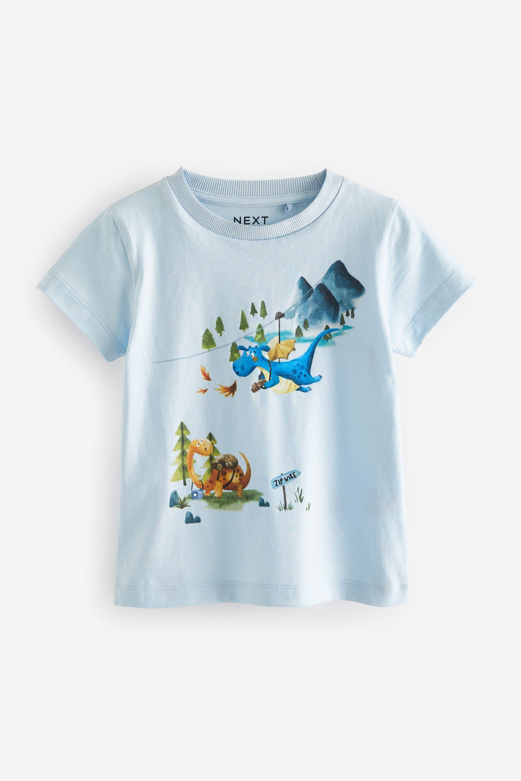 Minerals 100% Cotton Short Sleeve Character T-Shirts 3 Pack (3mths-7yrs)