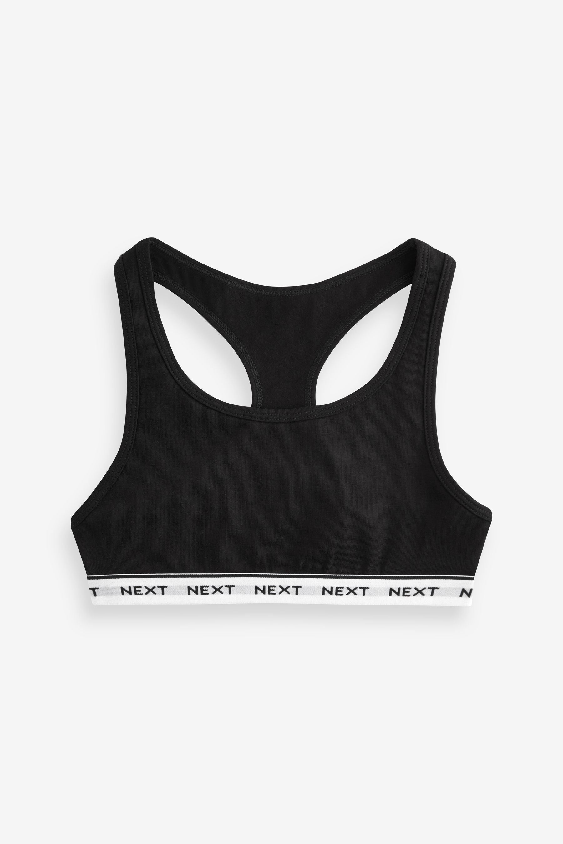 Monochrome Racer Back Crop Tops 3 Pack (5-16yrs)