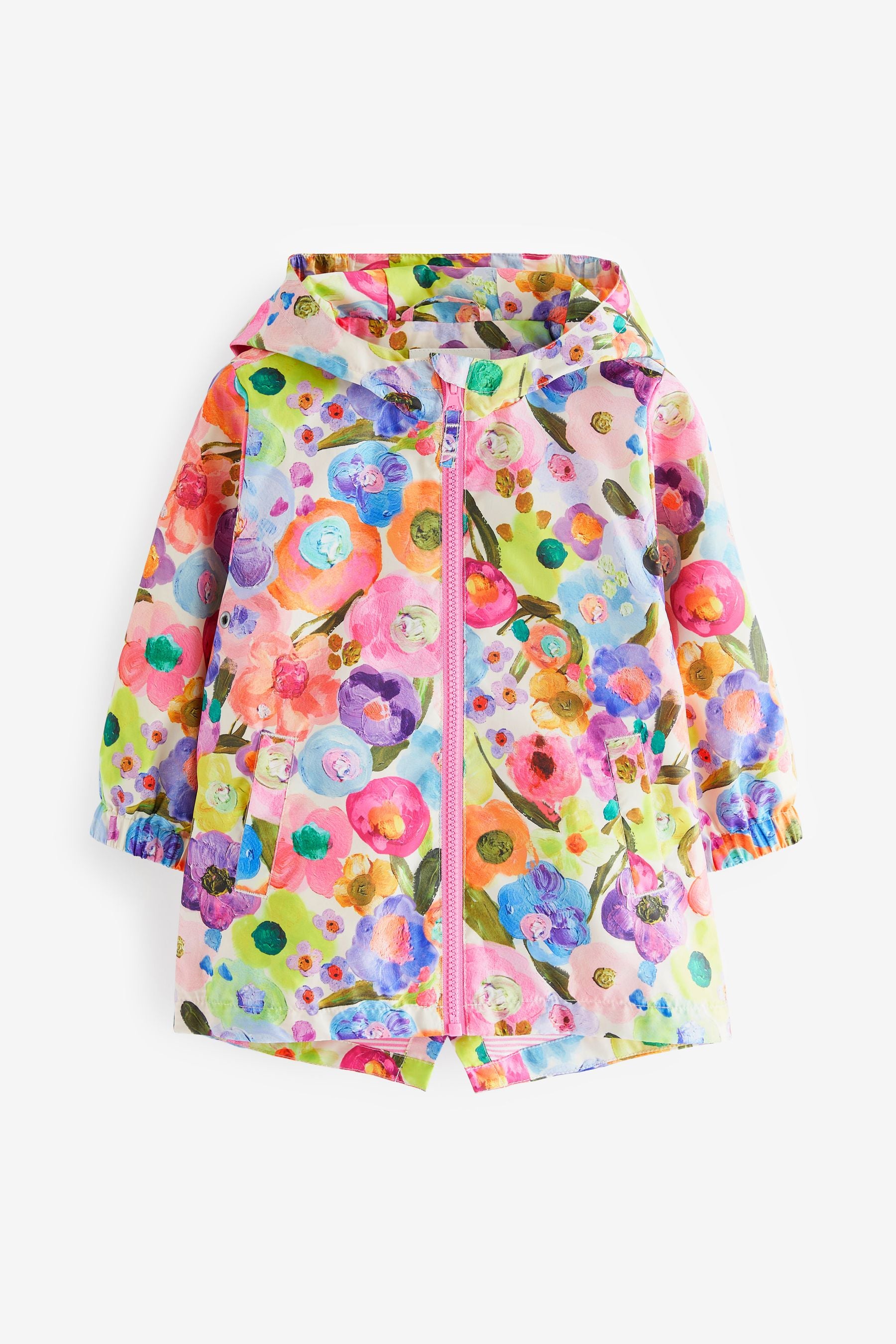 Multi Floral Shower Resistant Printed Cagoule (3mths-7yrs)