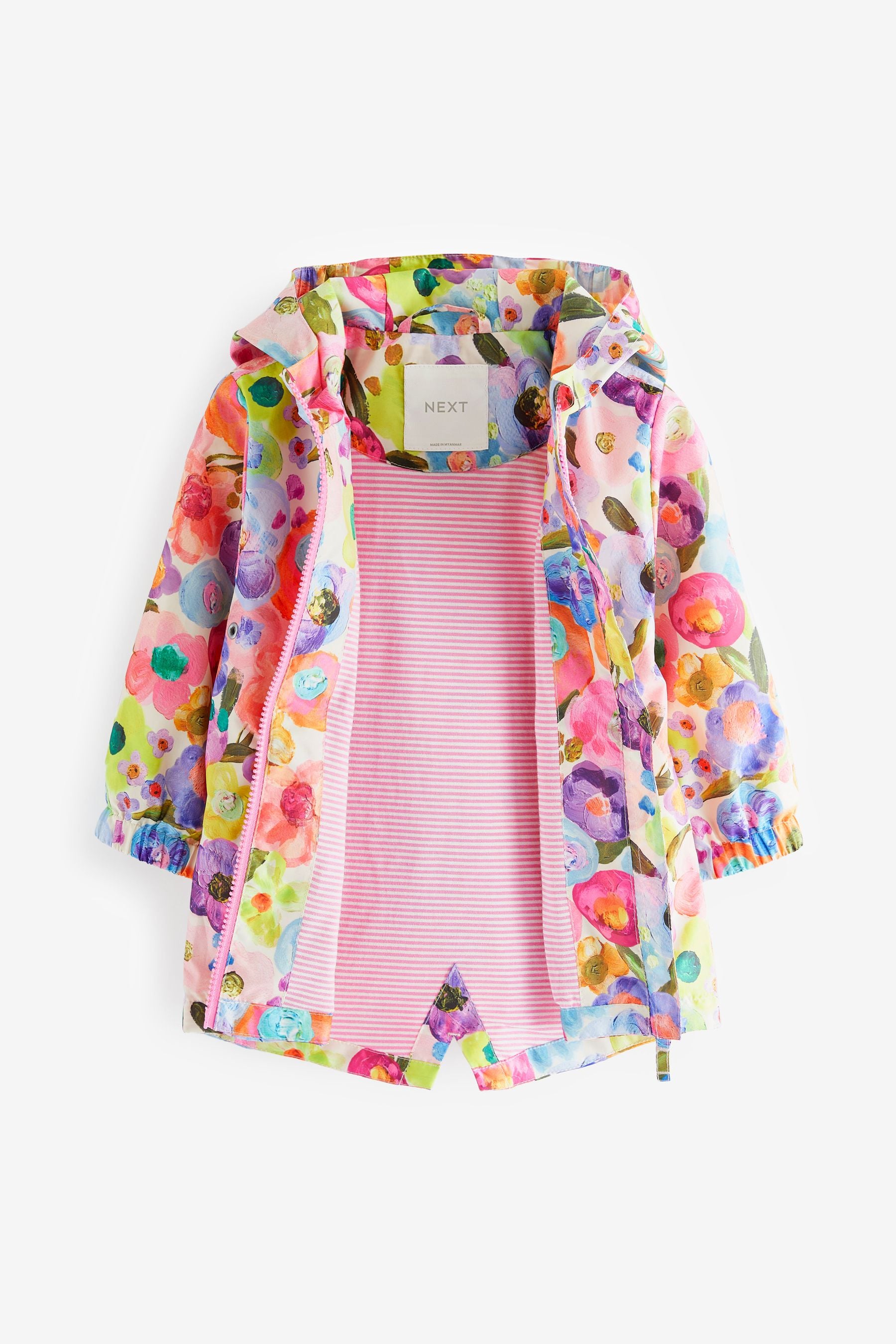 Multi Floral Shower Resistant Printed Cagoule (3mths-7yrs)