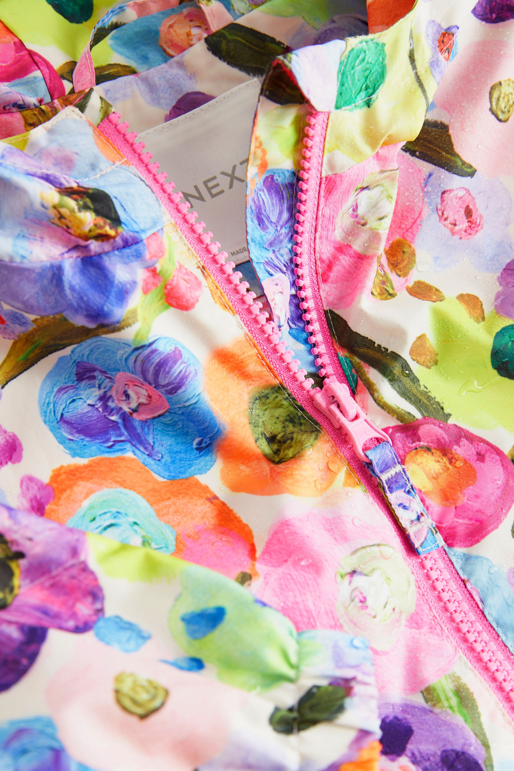 Multi Floral Shower Resistant Printed Cagoule (3mths-7yrs)