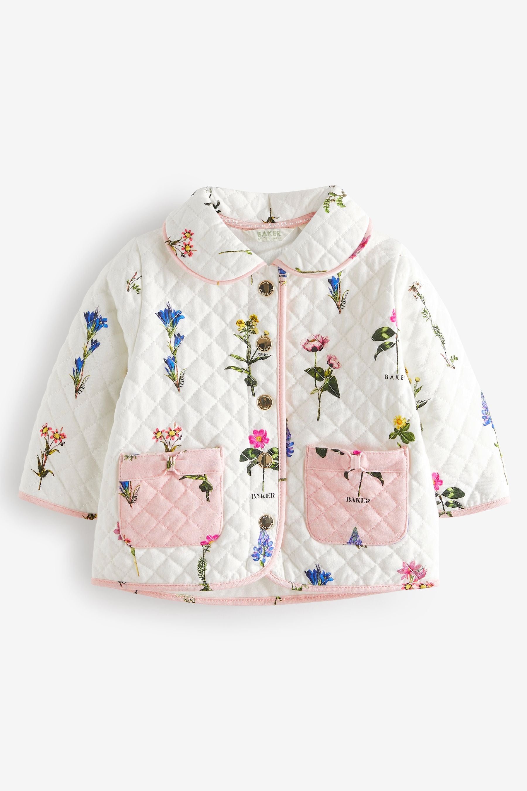 Baker by Ted Baker Floral Quilted Jacket