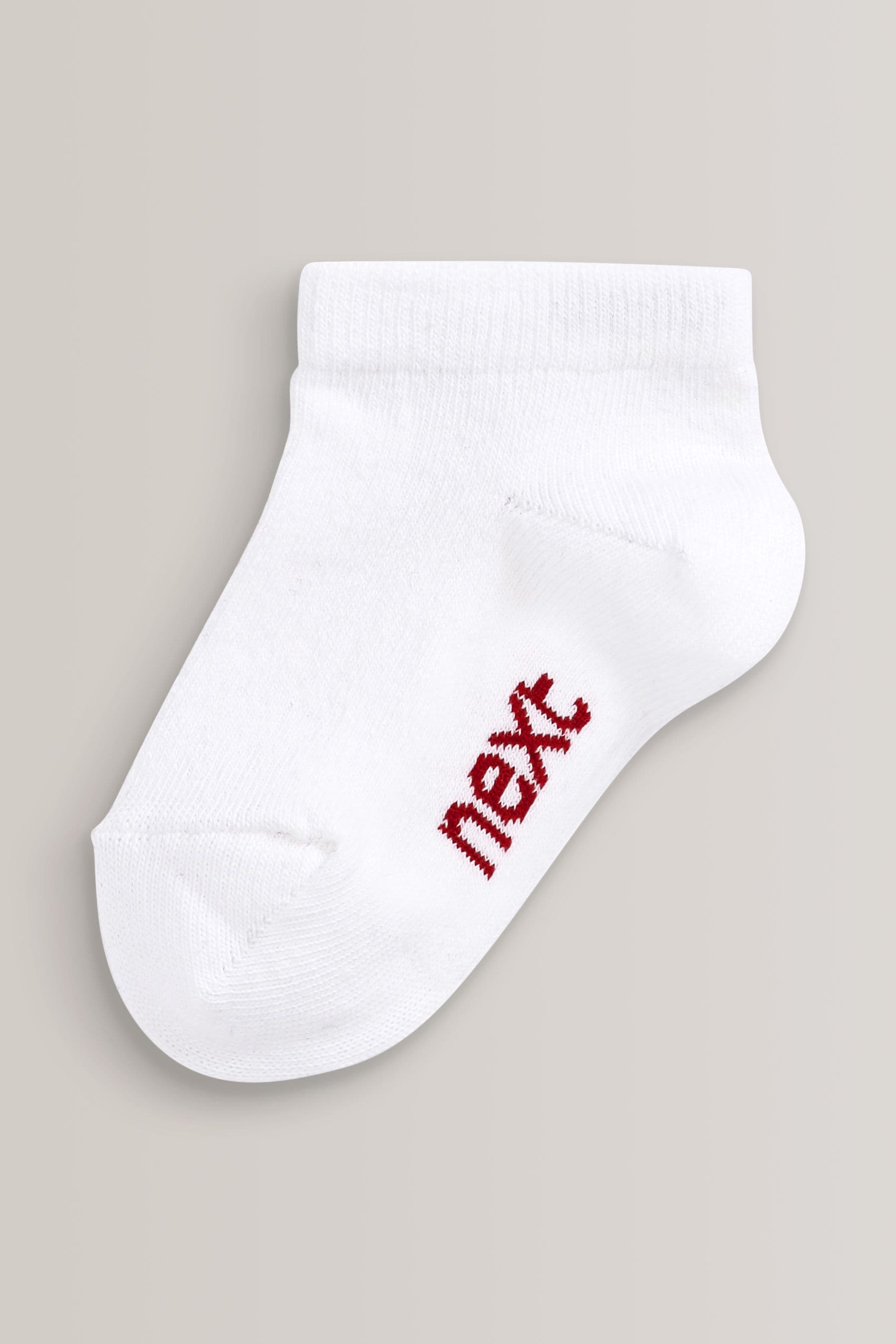 White Cotton Rich Trainer Socks 7 Pack