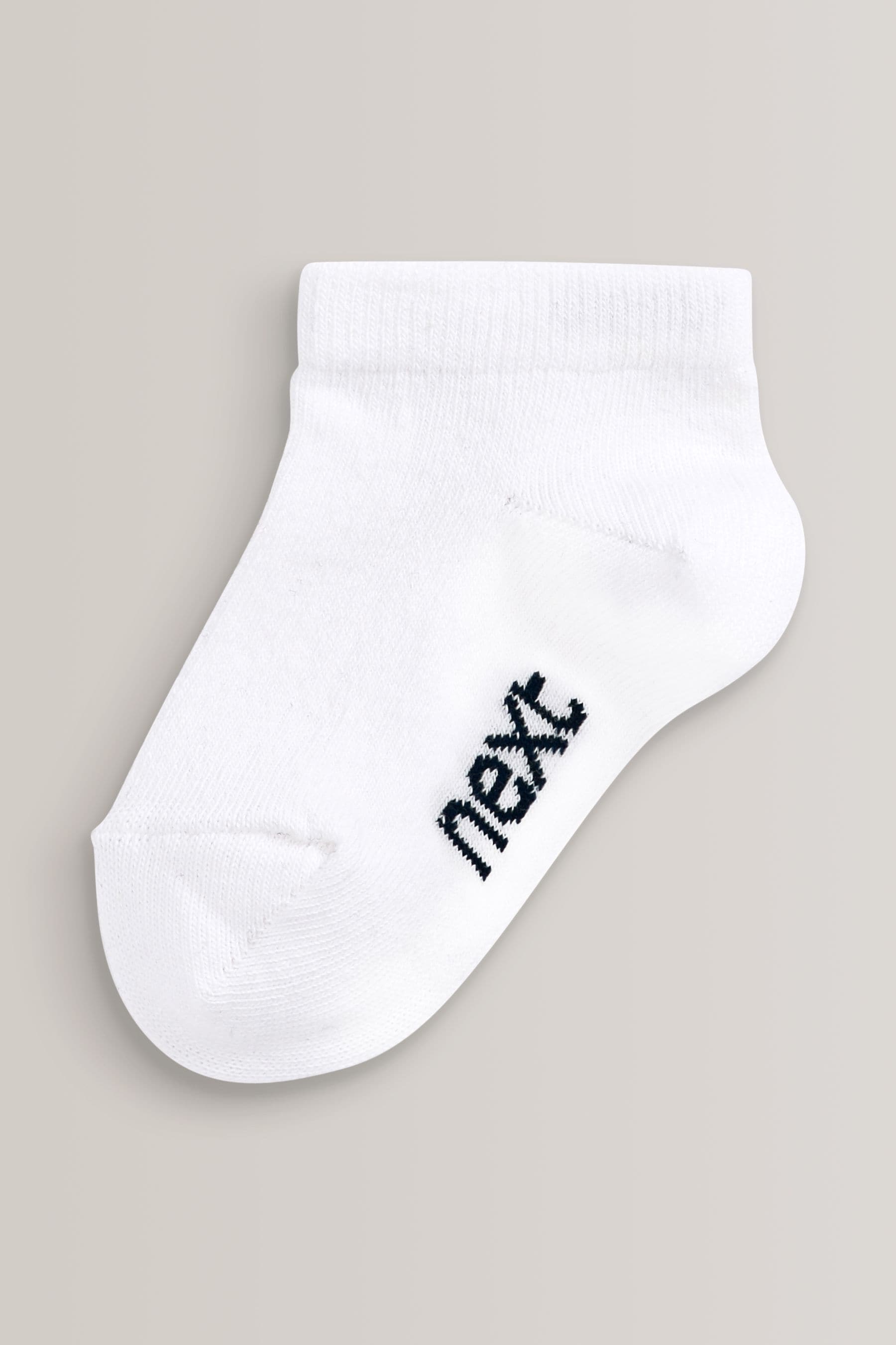 White Cotton Rich Trainer Socks 7 Pack