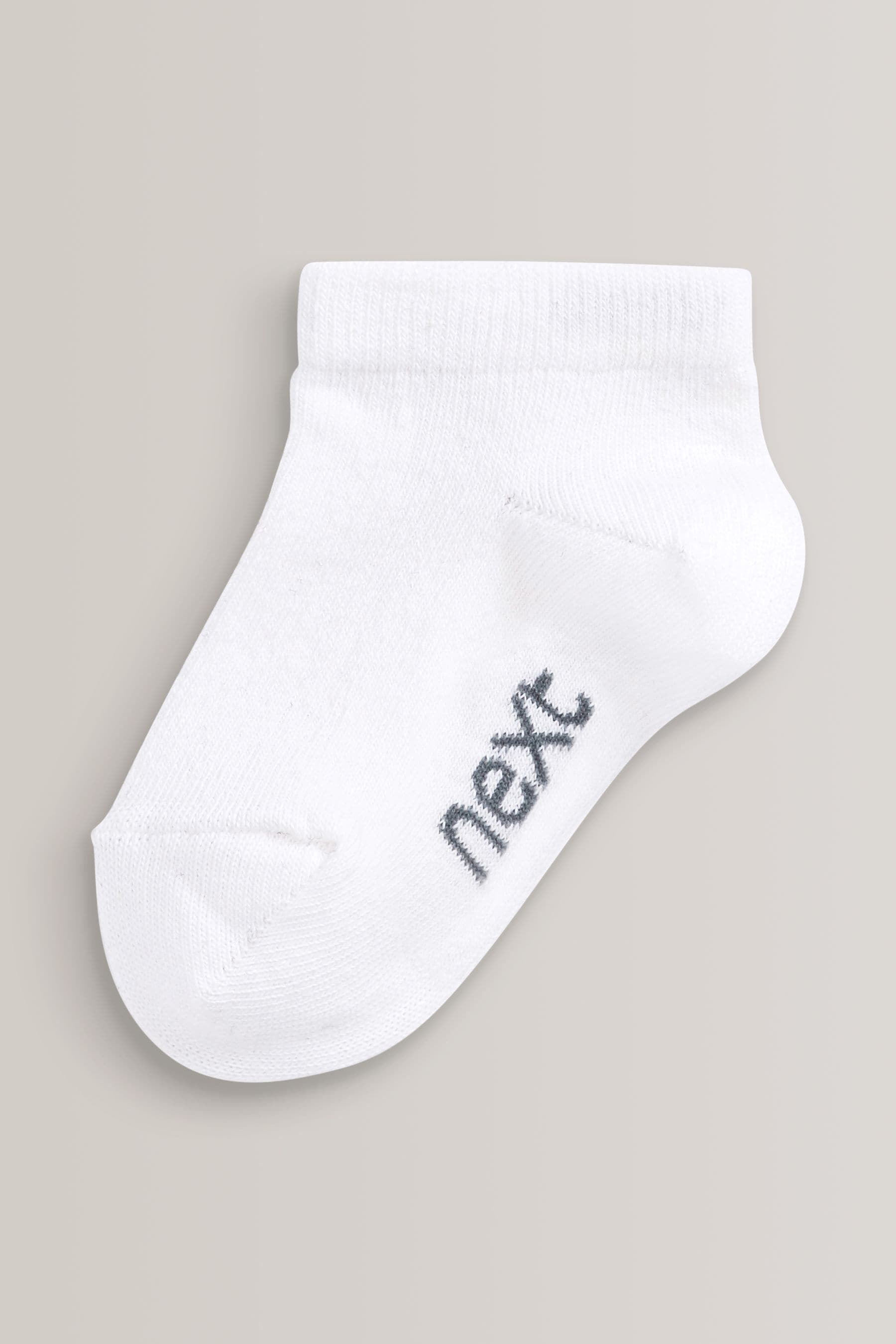 White Cotton Rich Trainer Socks 7 Pack