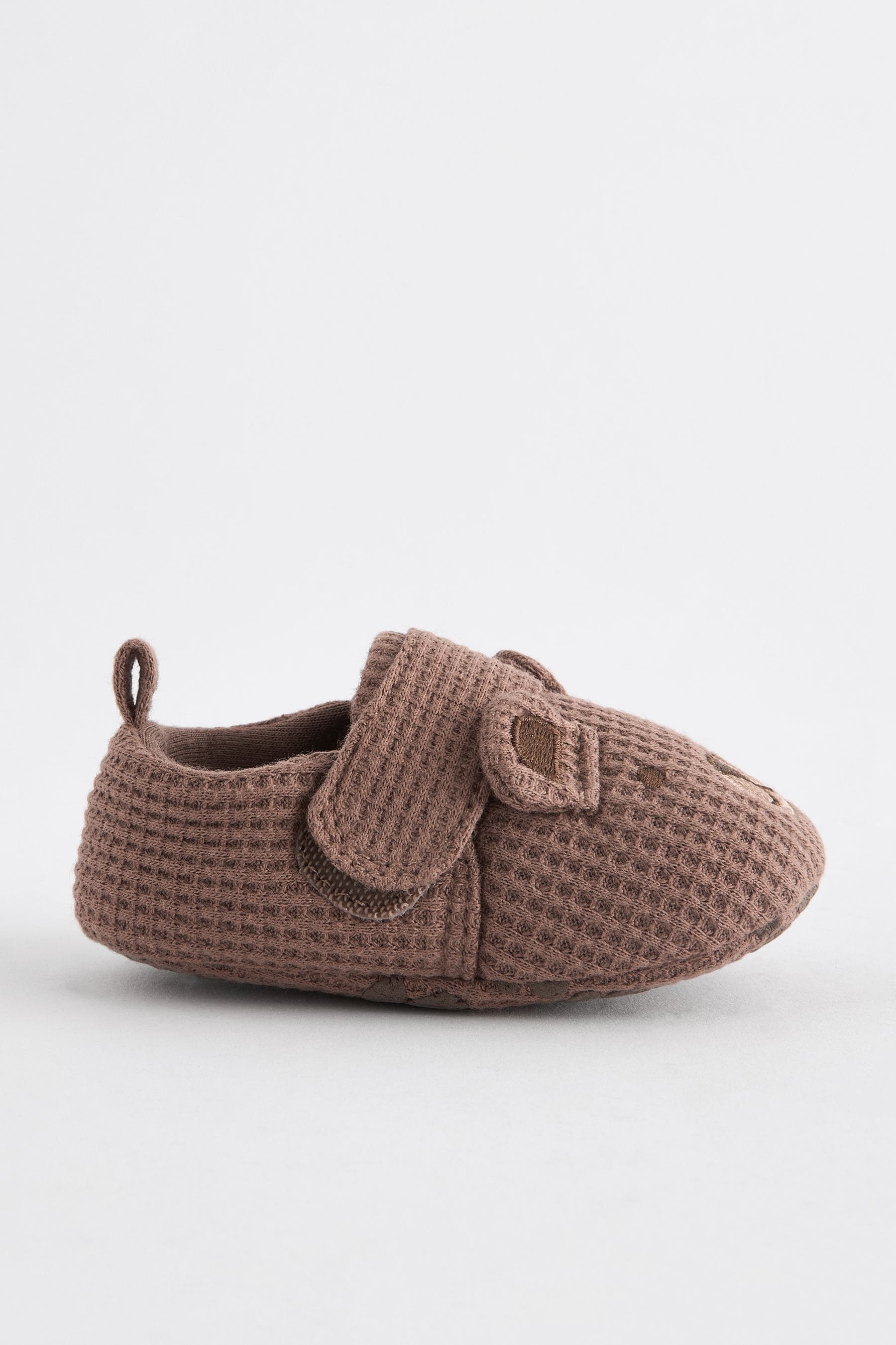 Brown Bear Slip-On Baby Shoes (0-2mths)