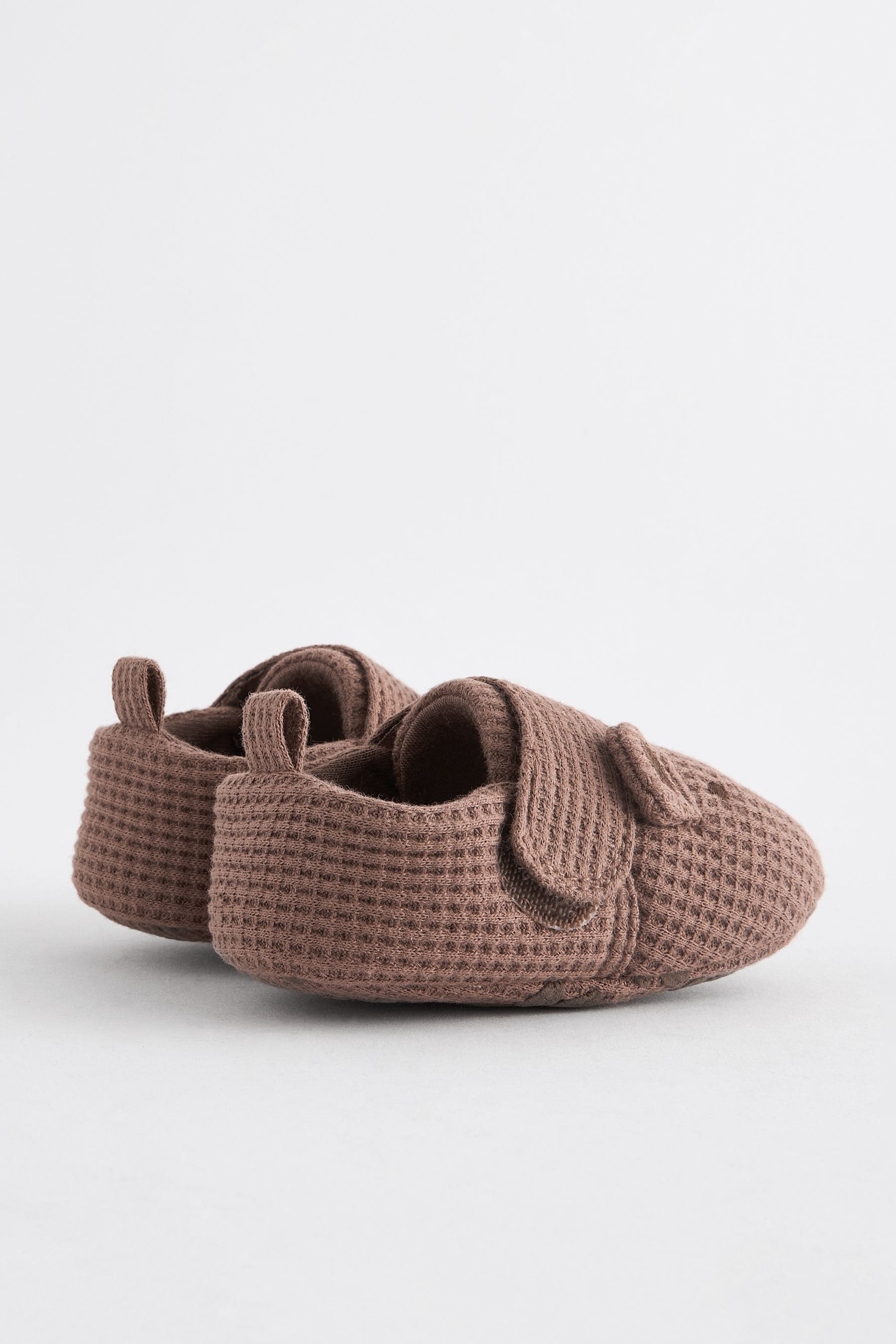 Brown Bear Slip-On Baby Shoes (0-2mths)