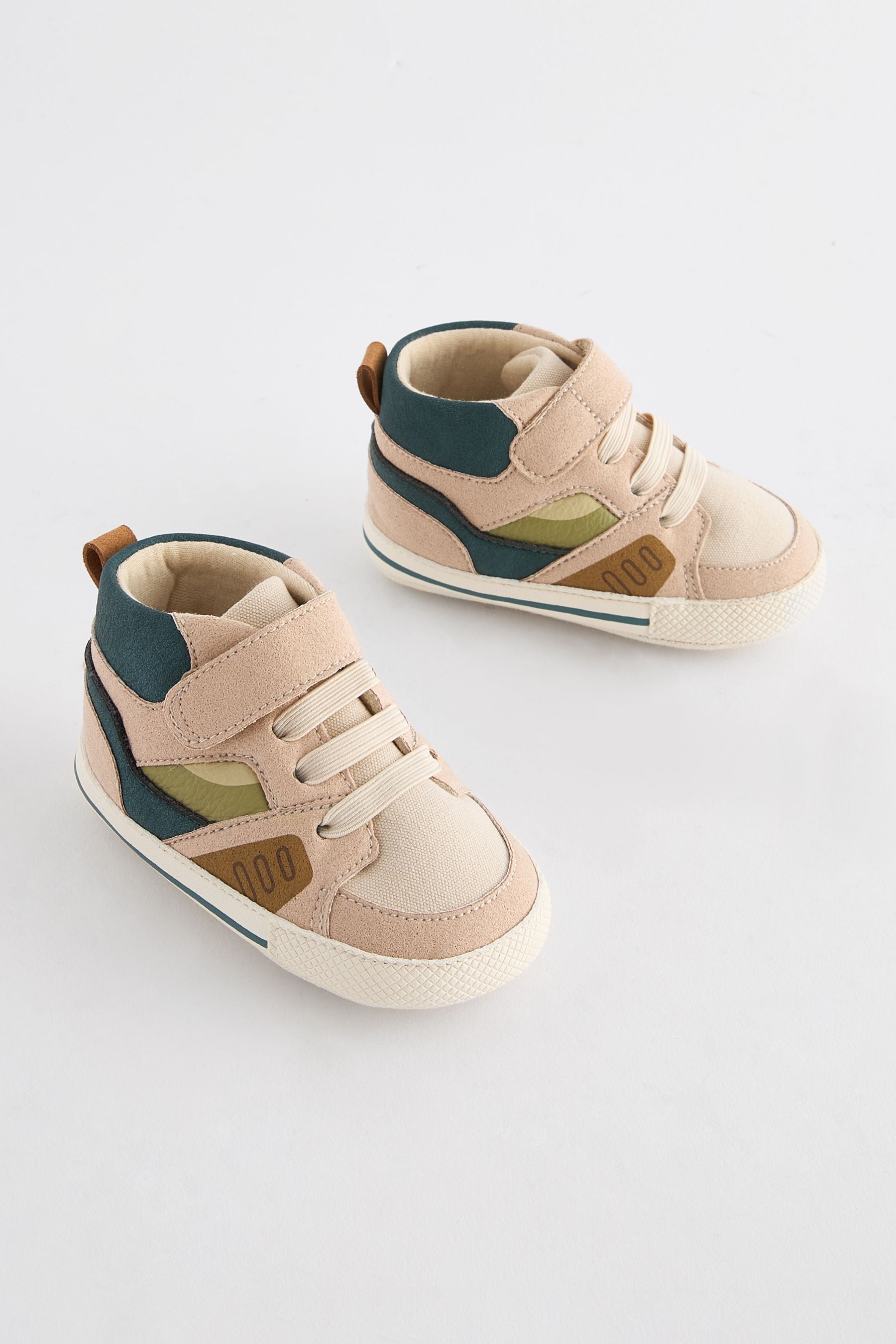 Multi High Top Baby Trainers (0-24mths)