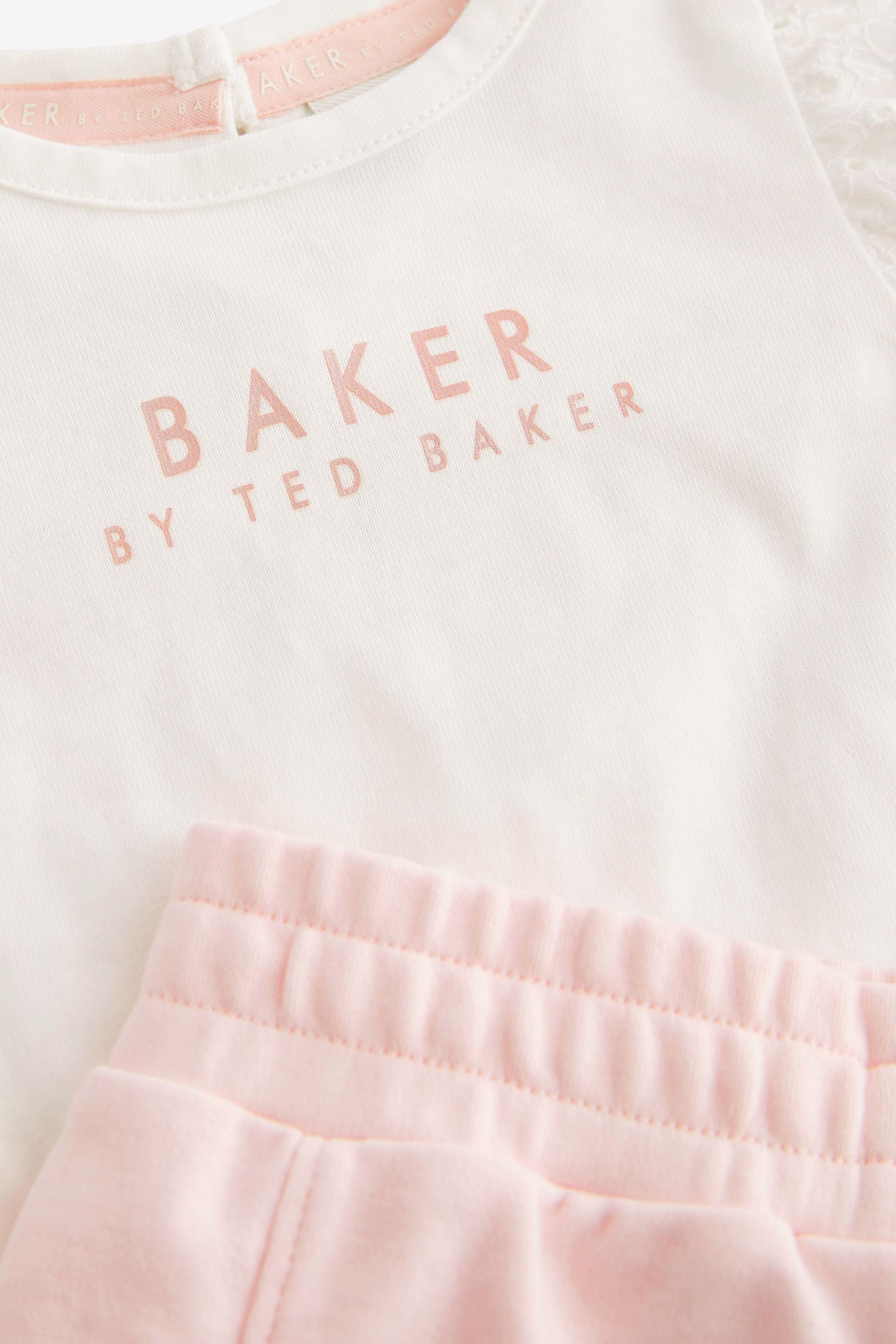 Baker by Ted Baker Frilled T-Shirt and Cargo Trouser Set