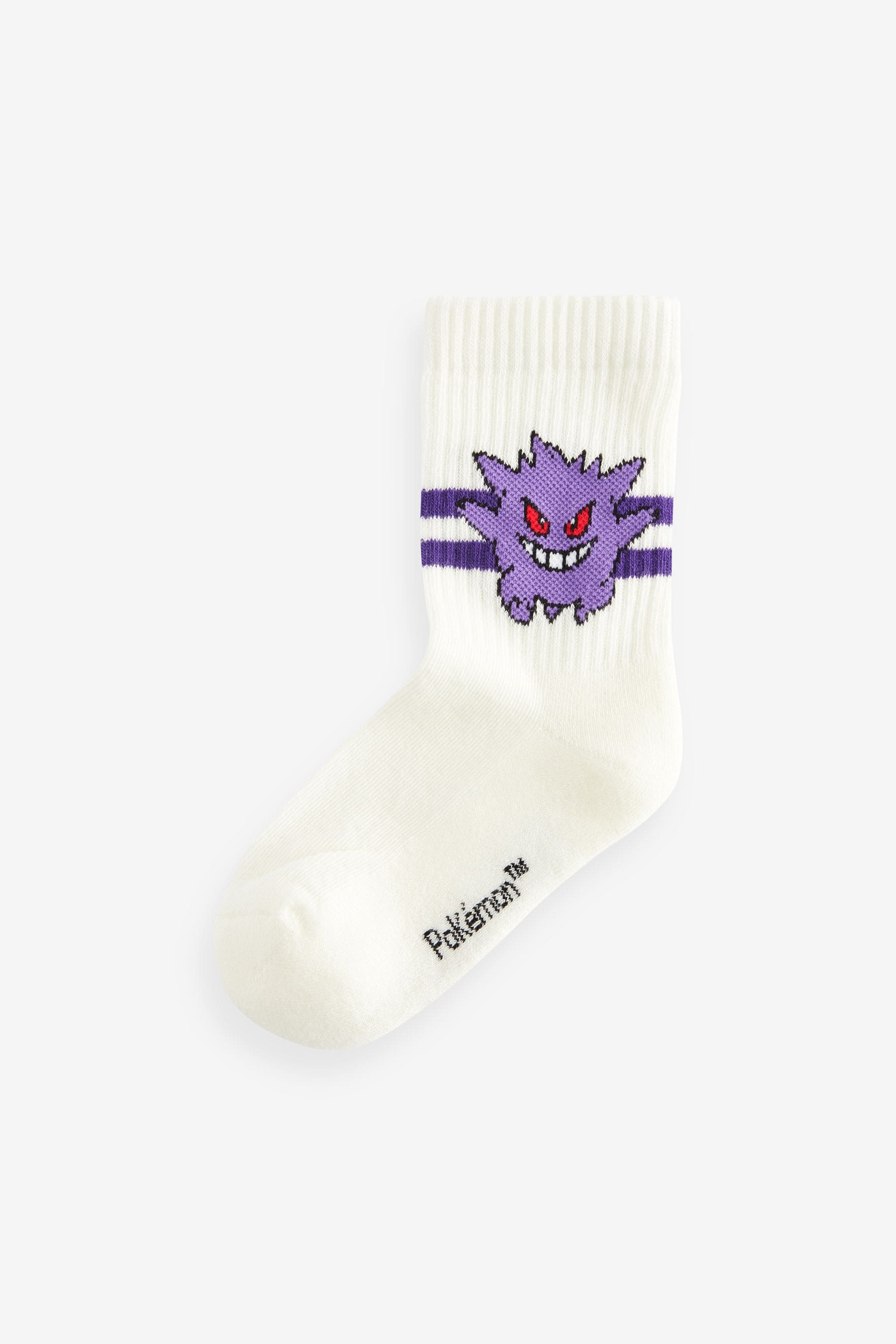 White Pokemon Socks 3 Pack