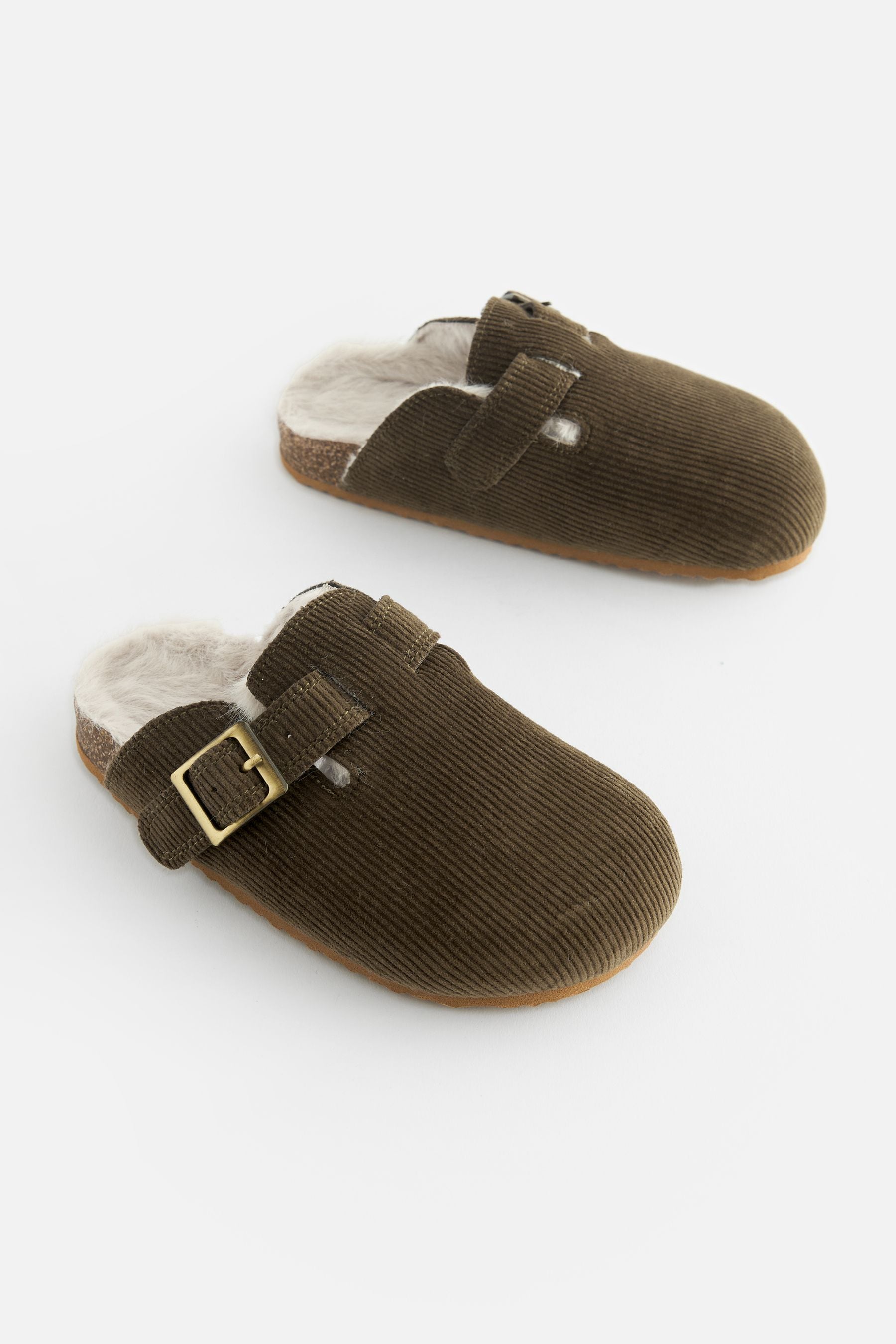 Khaki Green Corkbed Slipper Clog