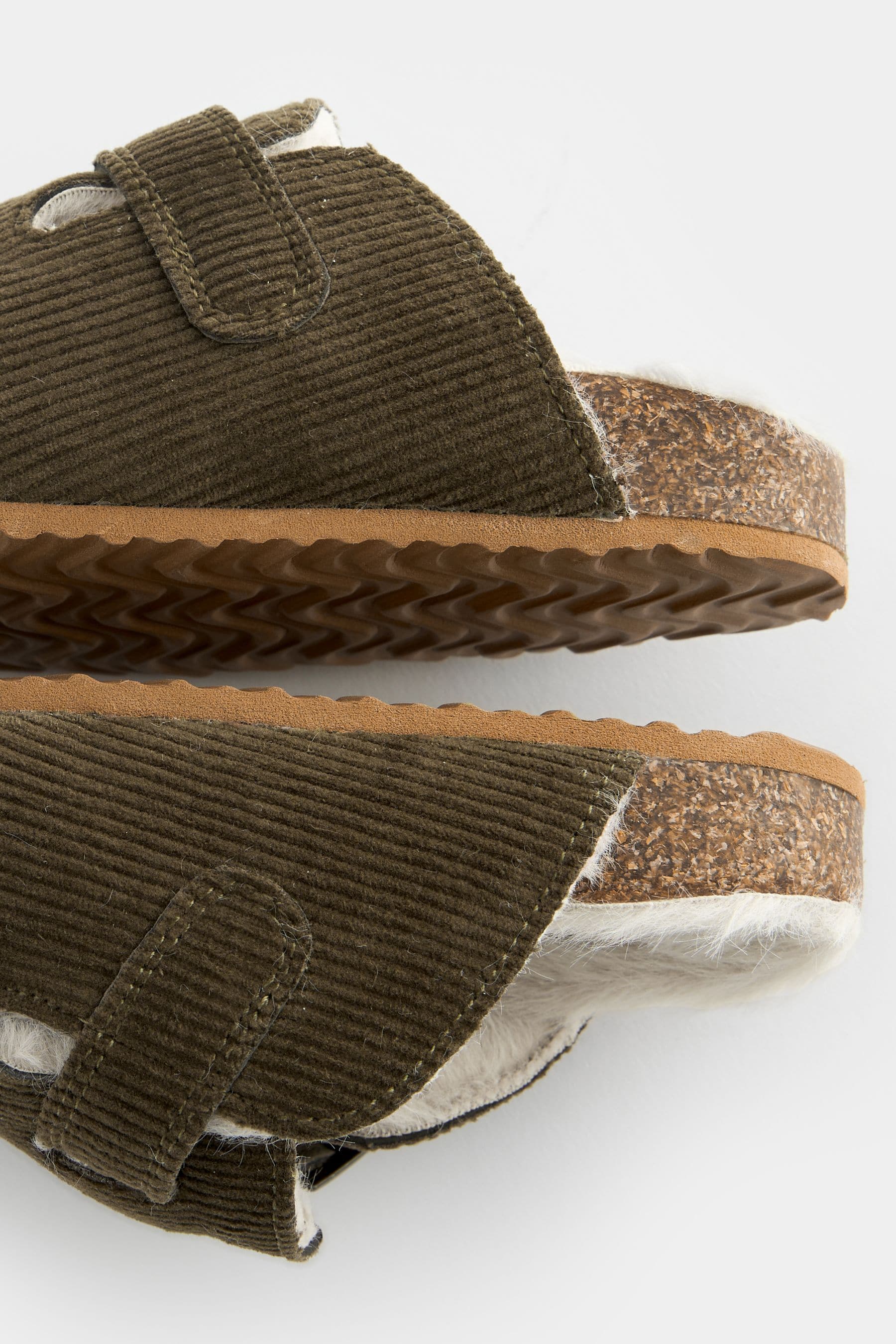 Khaki Green Corkbed Slipper Clog