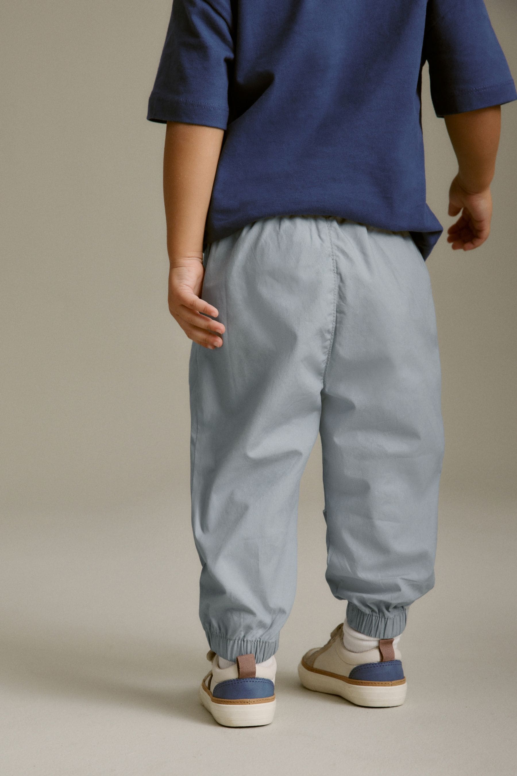 Pale Blue Parachute Trousers (3mths-7yrs)