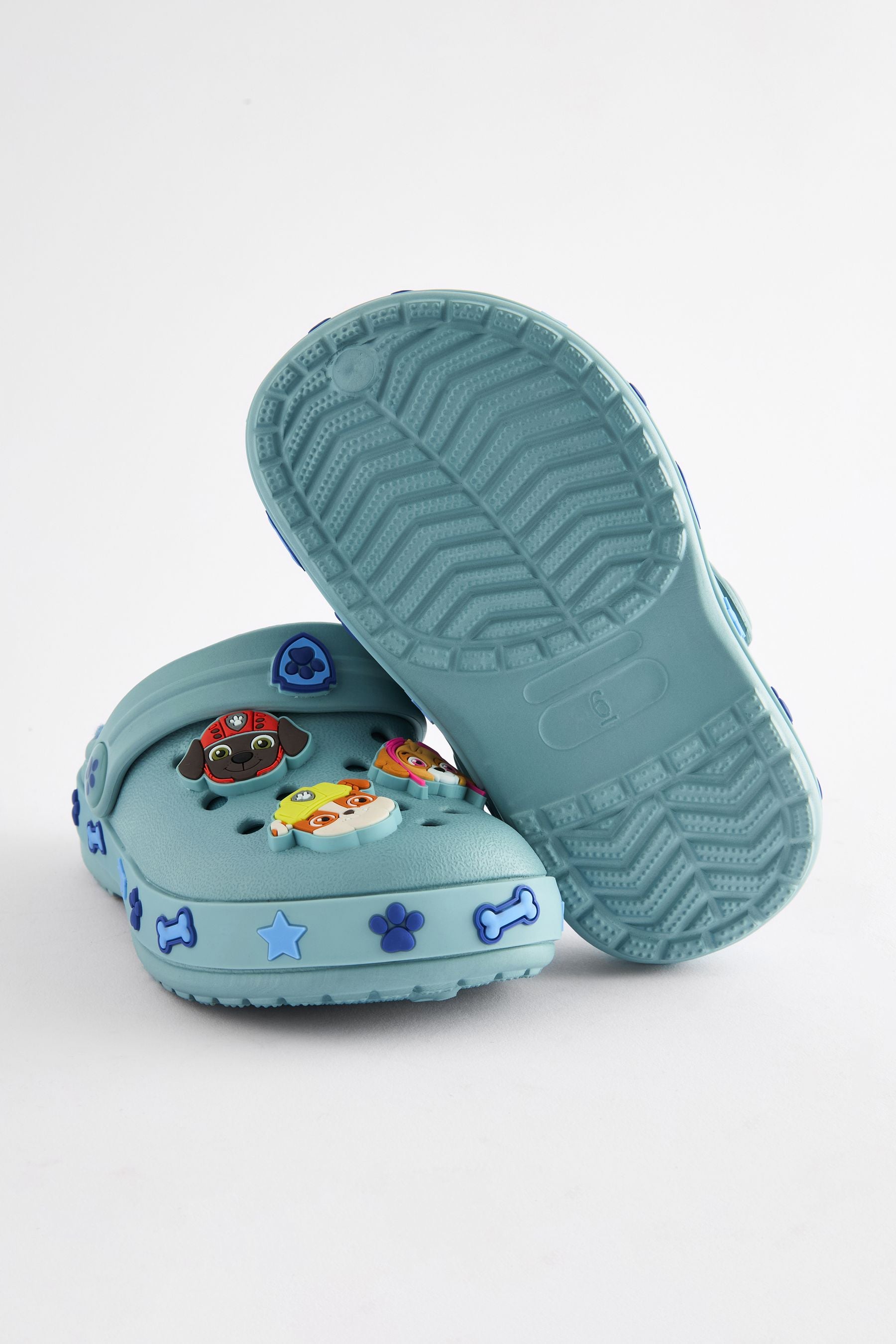 Blue Borg Fleece Lined PAW Patrol Slipper Clogs