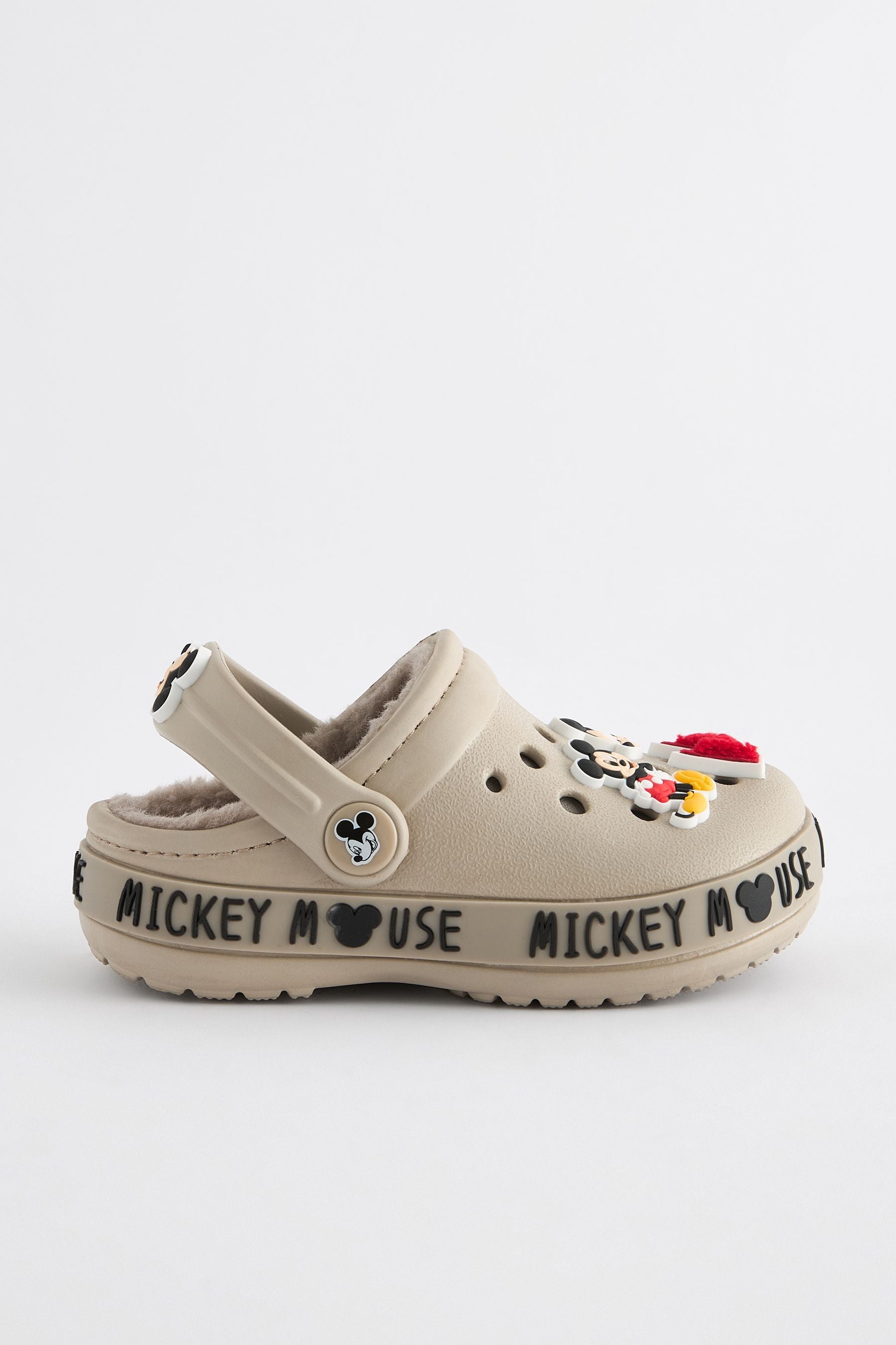 Neutral Mickey Mouse Slipper Clogs