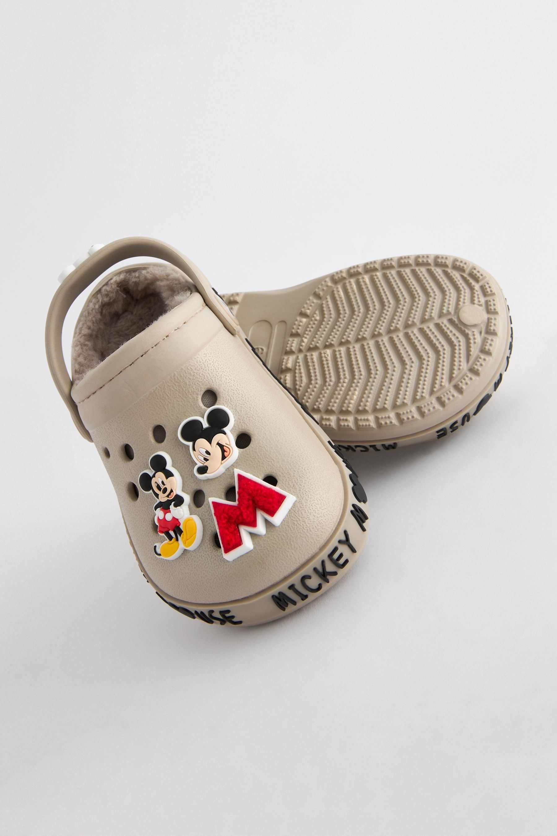 Neutral Mickey Mouse Slipper Clogs