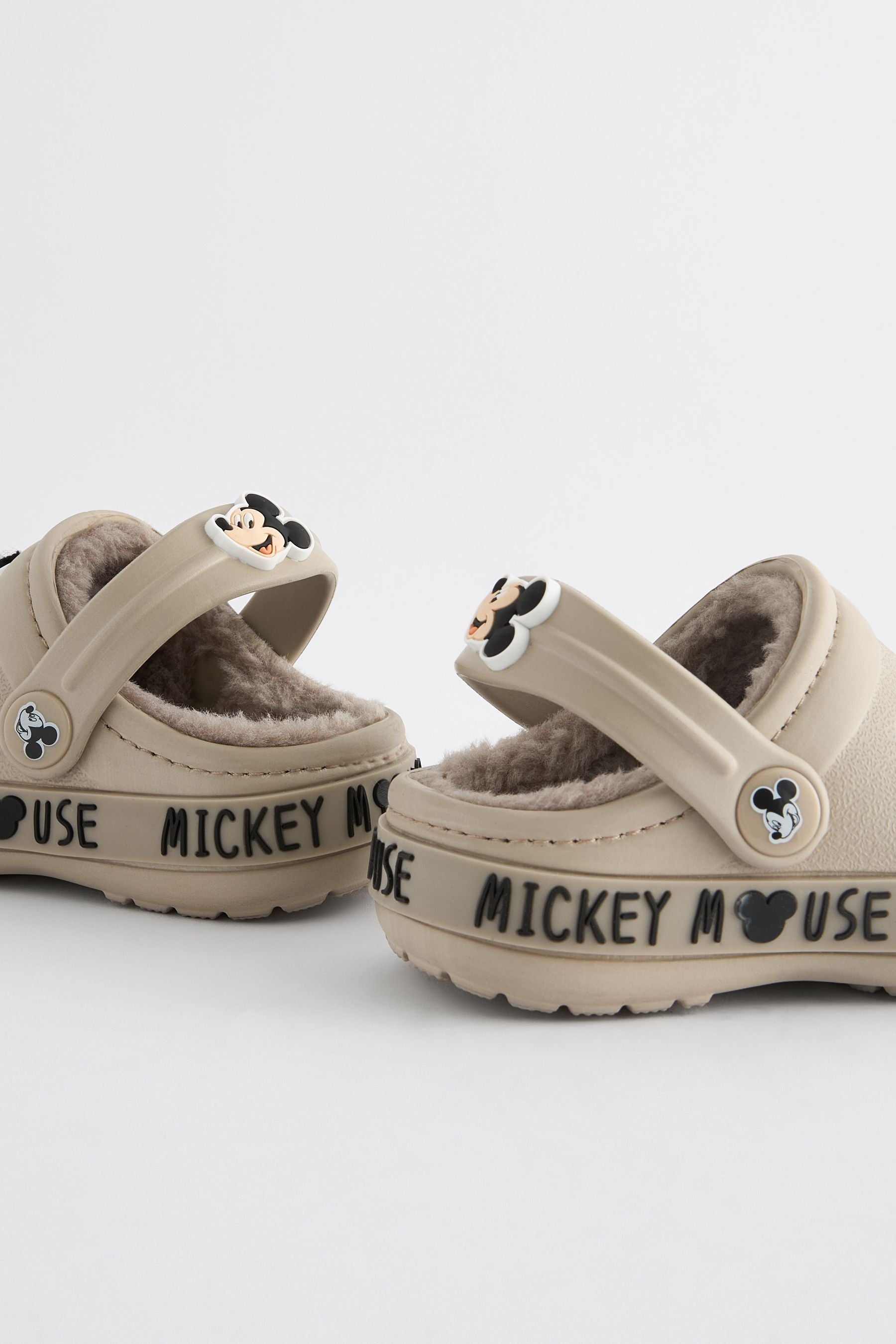 Neutral Mickey Mouse Slipper Clogs