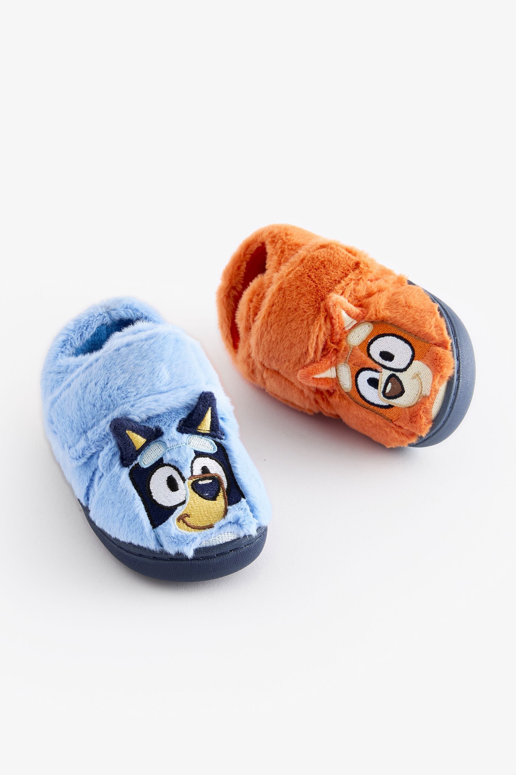 Blue Bluey Touch Fastening Cupsole Slippers