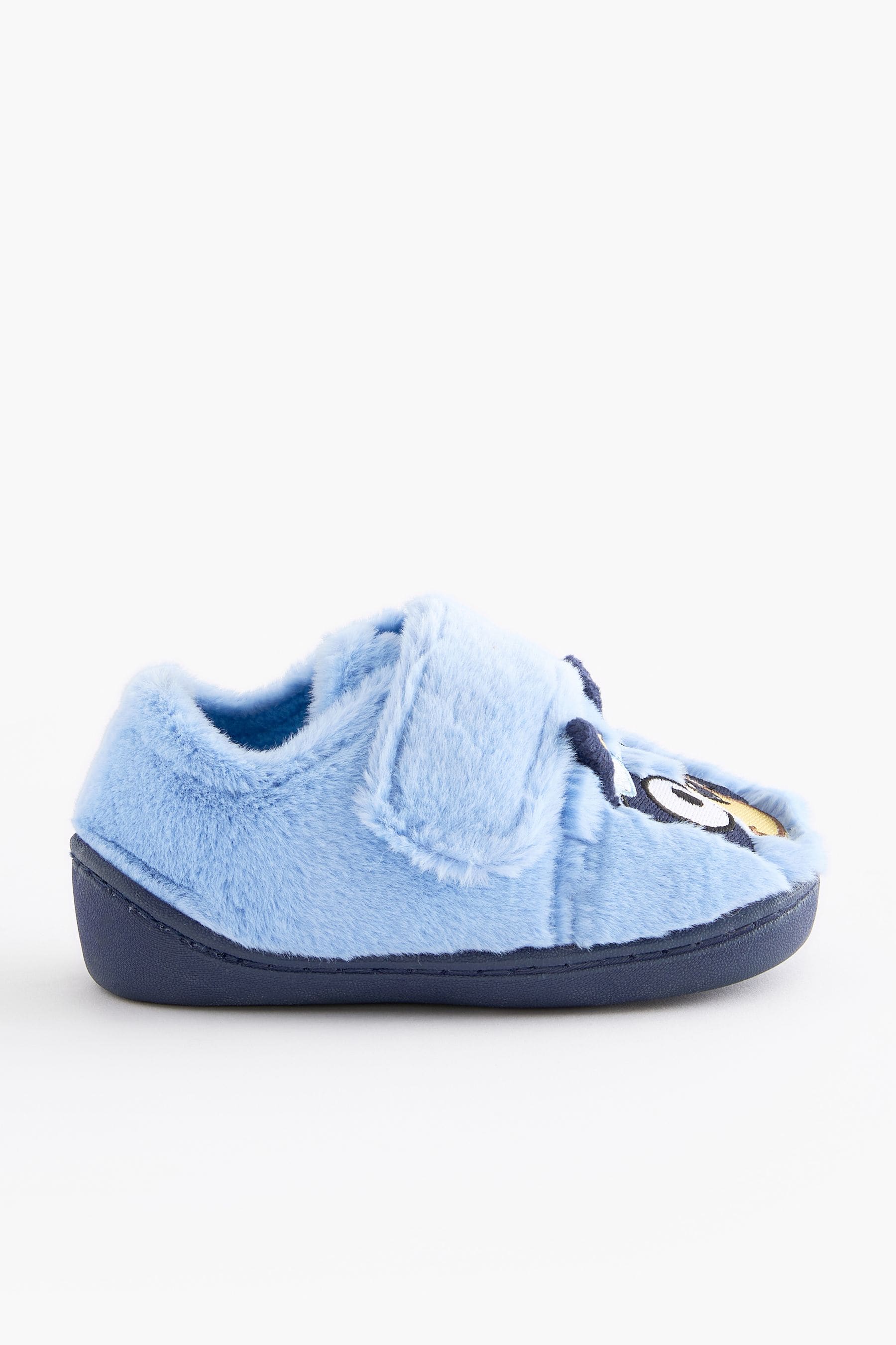 Blue Bluey Touch Fastening Cupsole Slippers