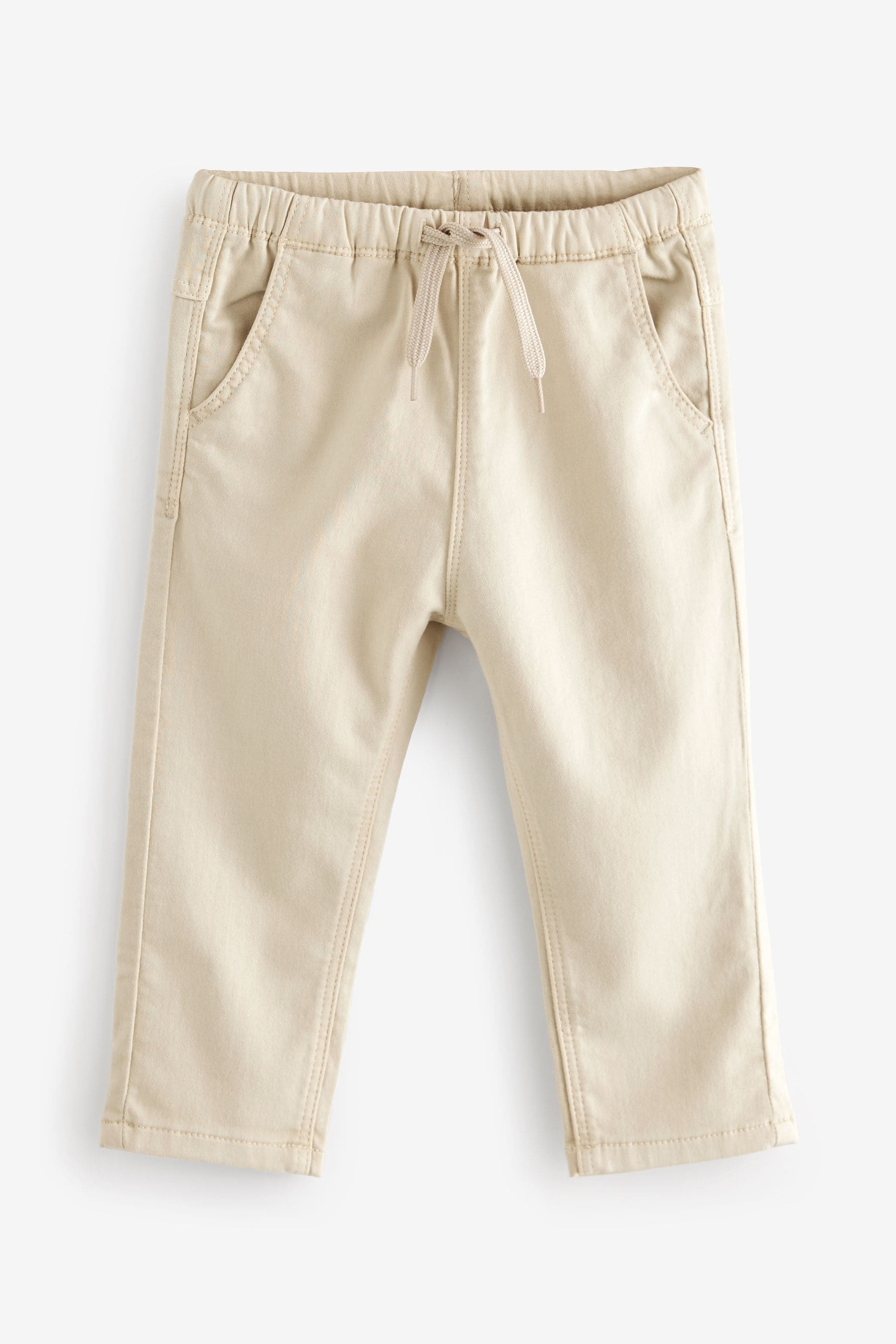 Ecru Cream Super Soft Pull-On Jeans With Stretch (3mths-7yrs)