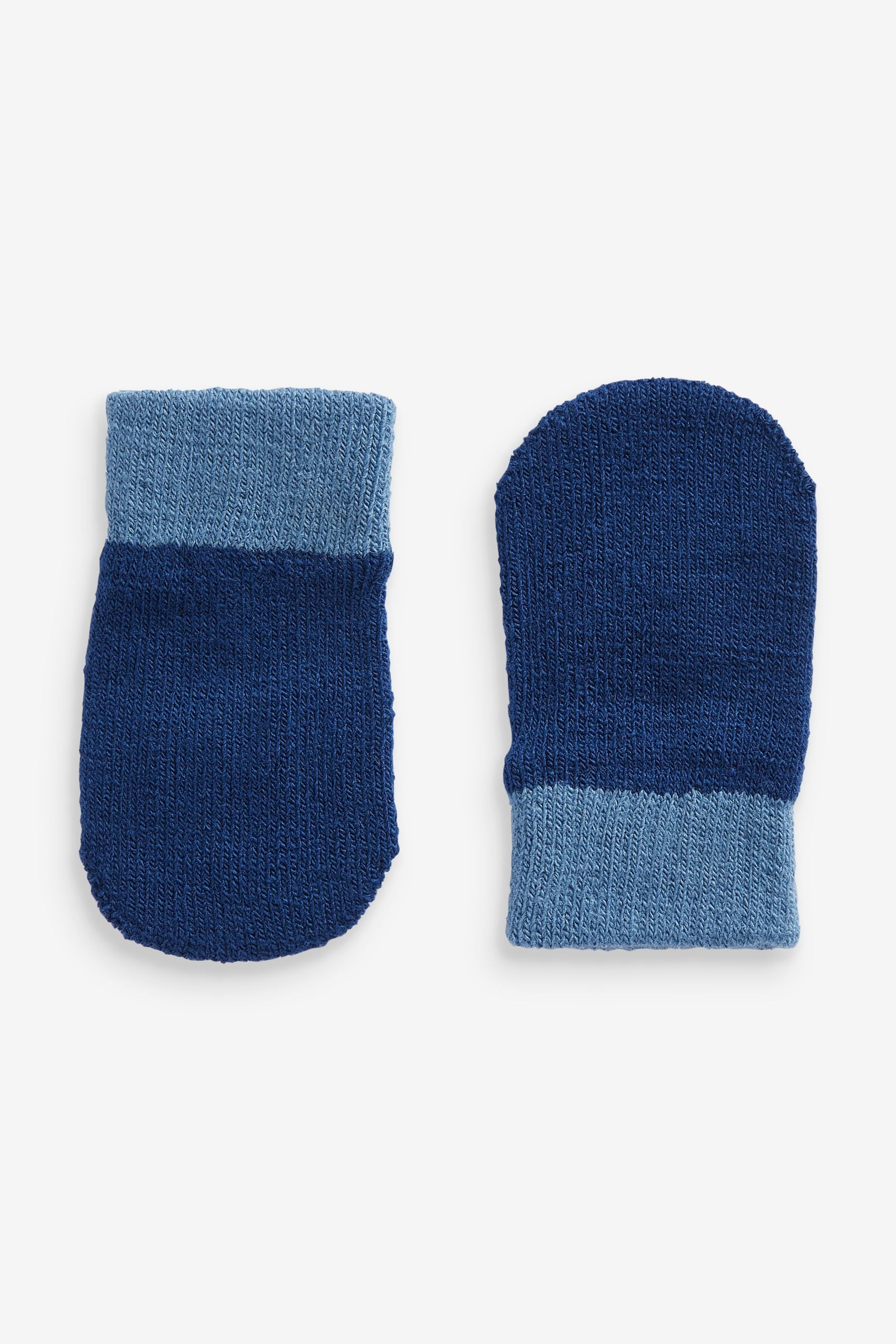 Navy/Blue/Grey Mittens 3 Pack (3mths-6yrs)