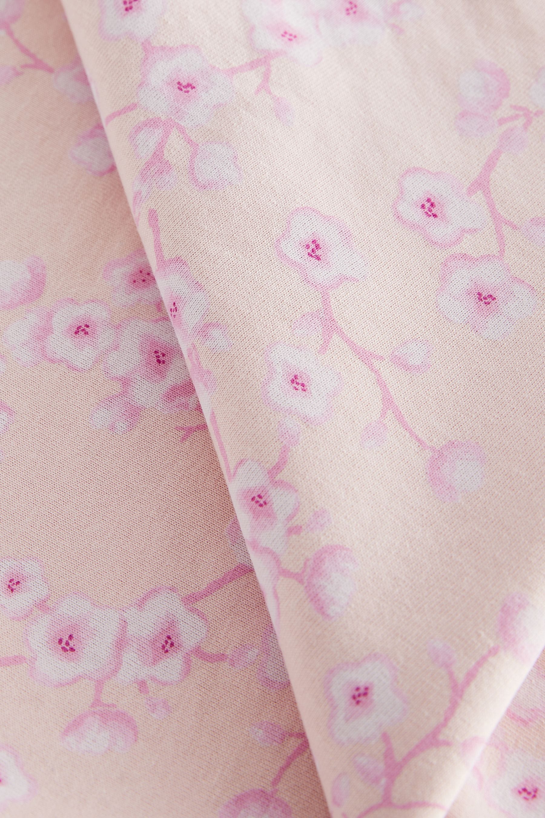 Baker by Ted Baker Pink Blossom 100% Cotton Blanket