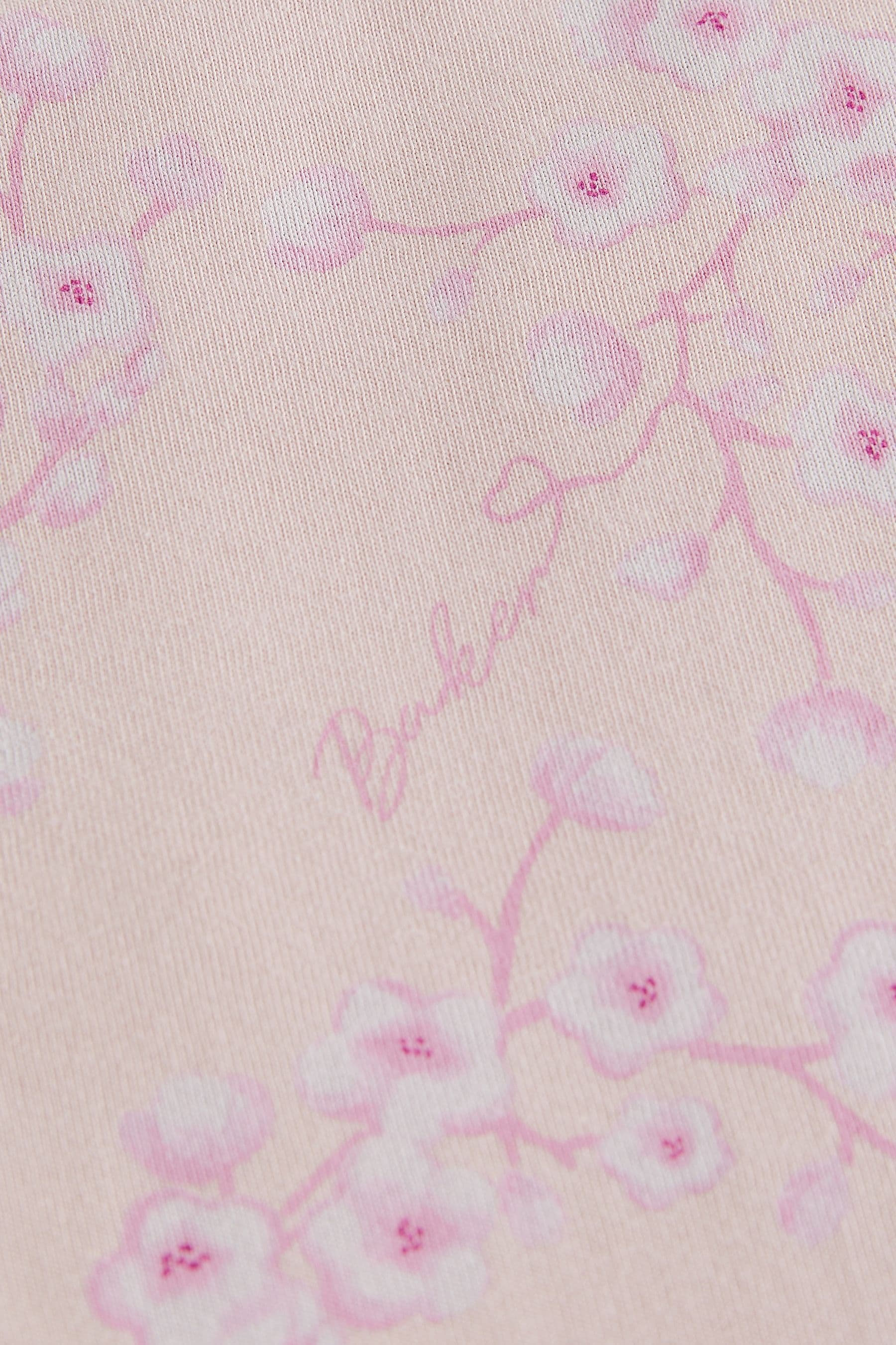 Baker by Ted Baker Pink Blossom 100% Cotton Blanket