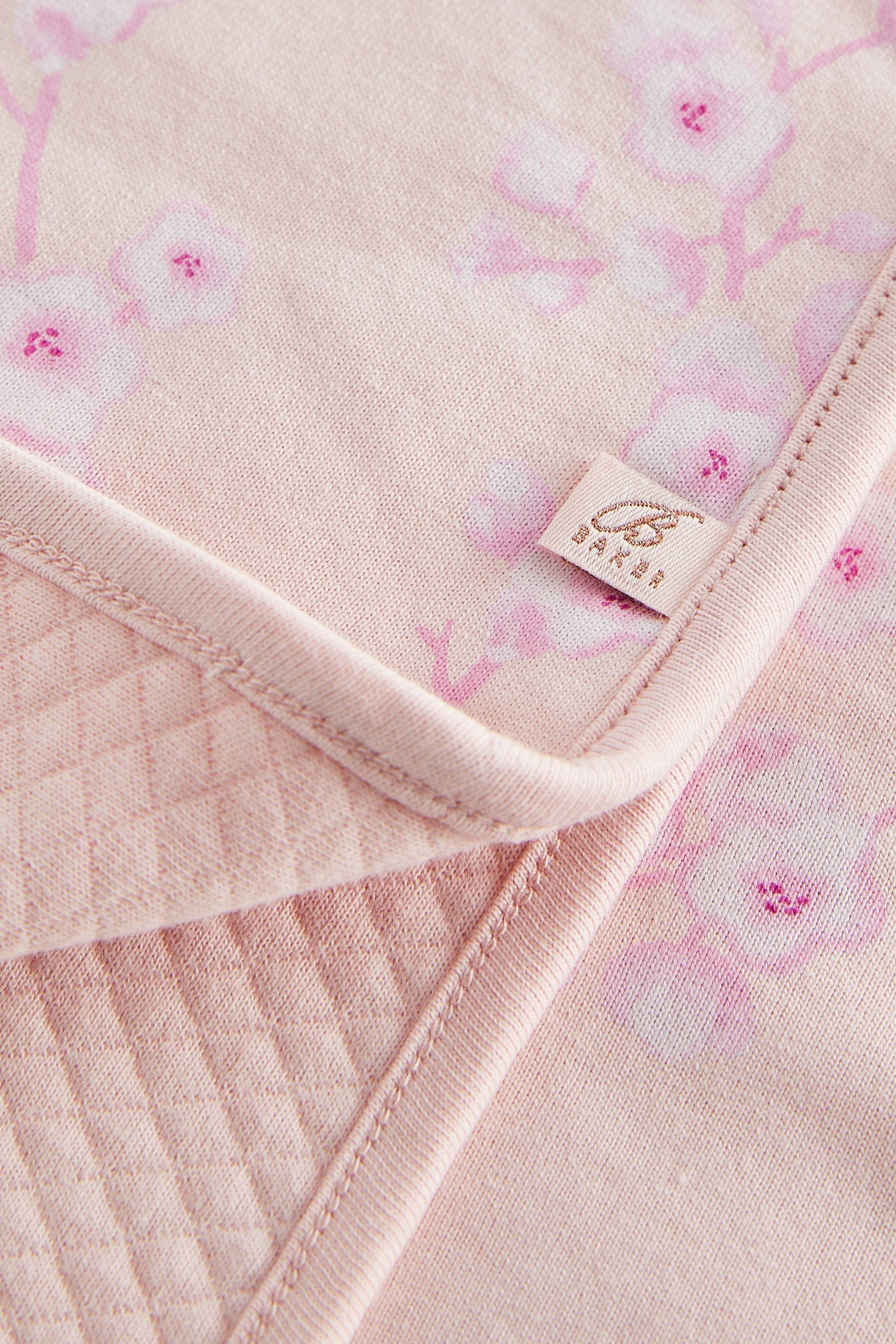 Baker by Ted Baker Pink Blossom 100% Cotton Blanket