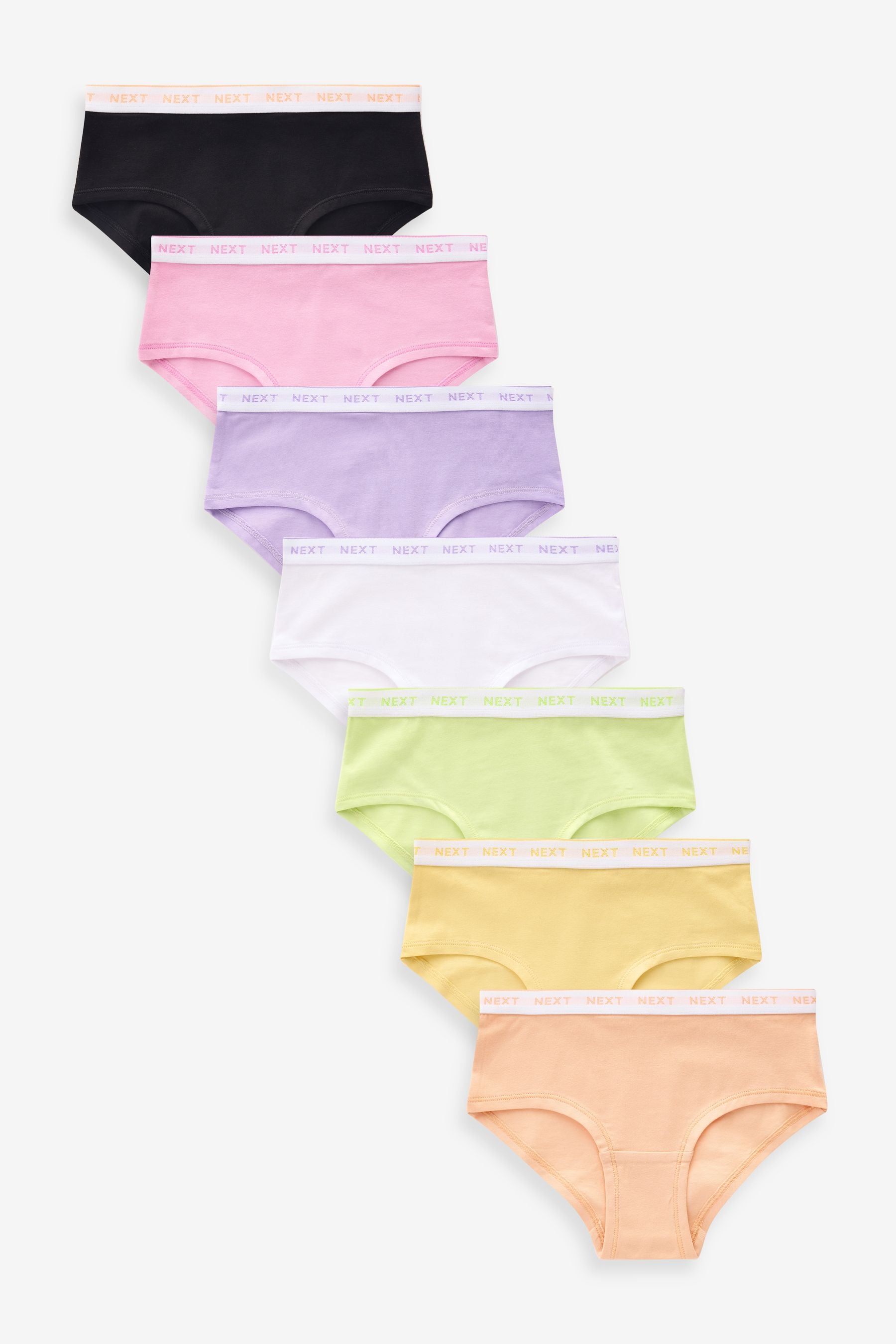 Multi Pastel Hipster Briefs 5 Pack (2-16yrs)